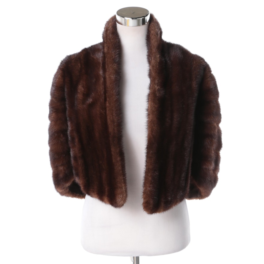 Women's Mink Fur Cape