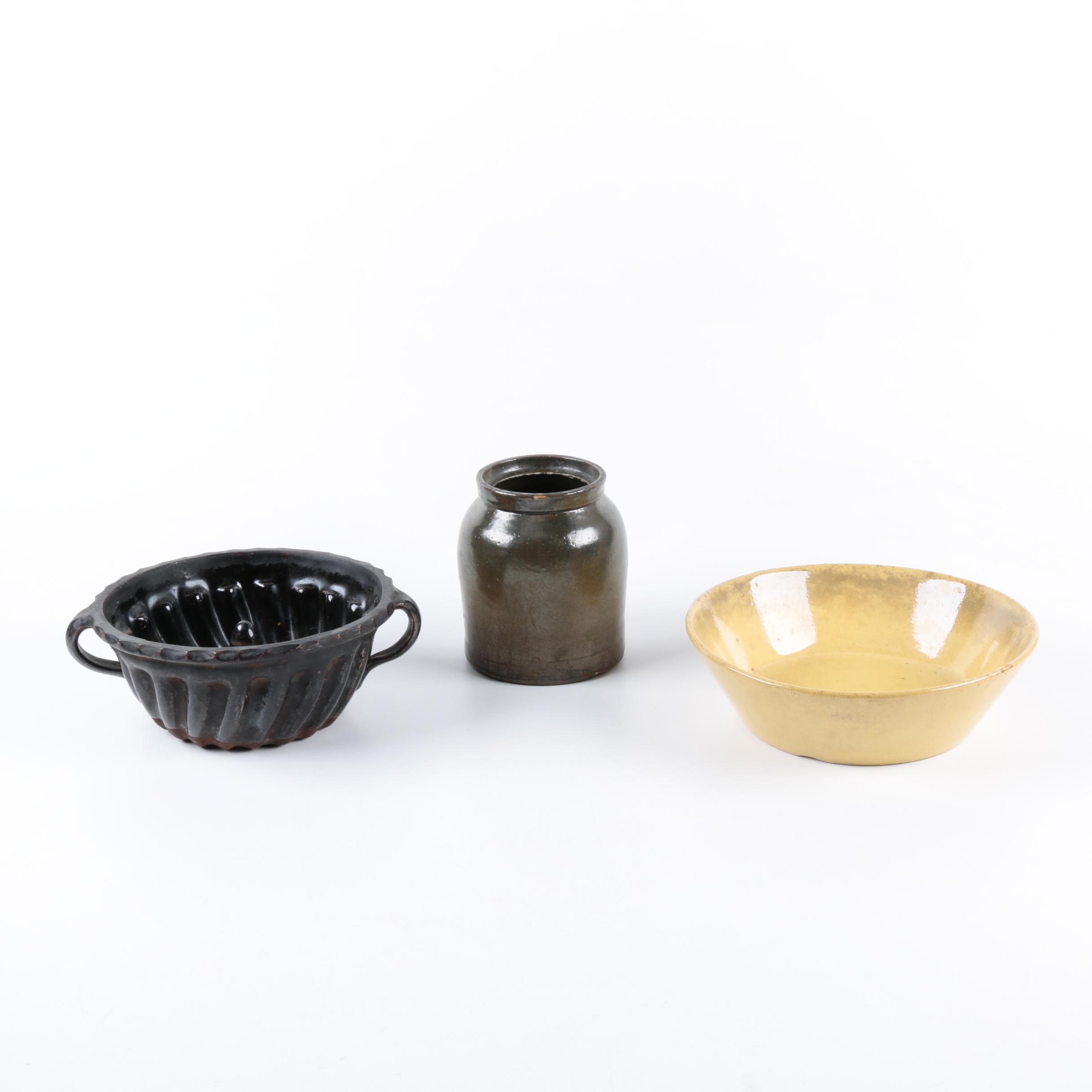 Collection of Vintage Ceramic Kitchenware