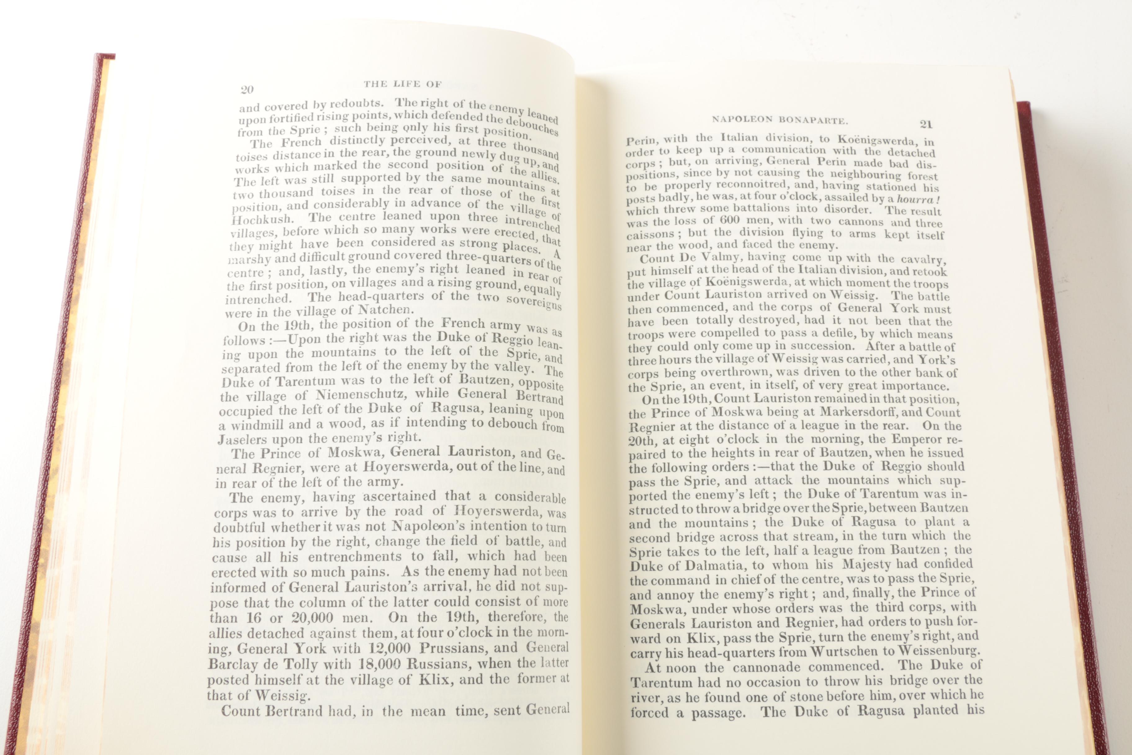 2012 Easton Press Deluxe Limited Edition "The Life of Napoleon Bonaparte" Set