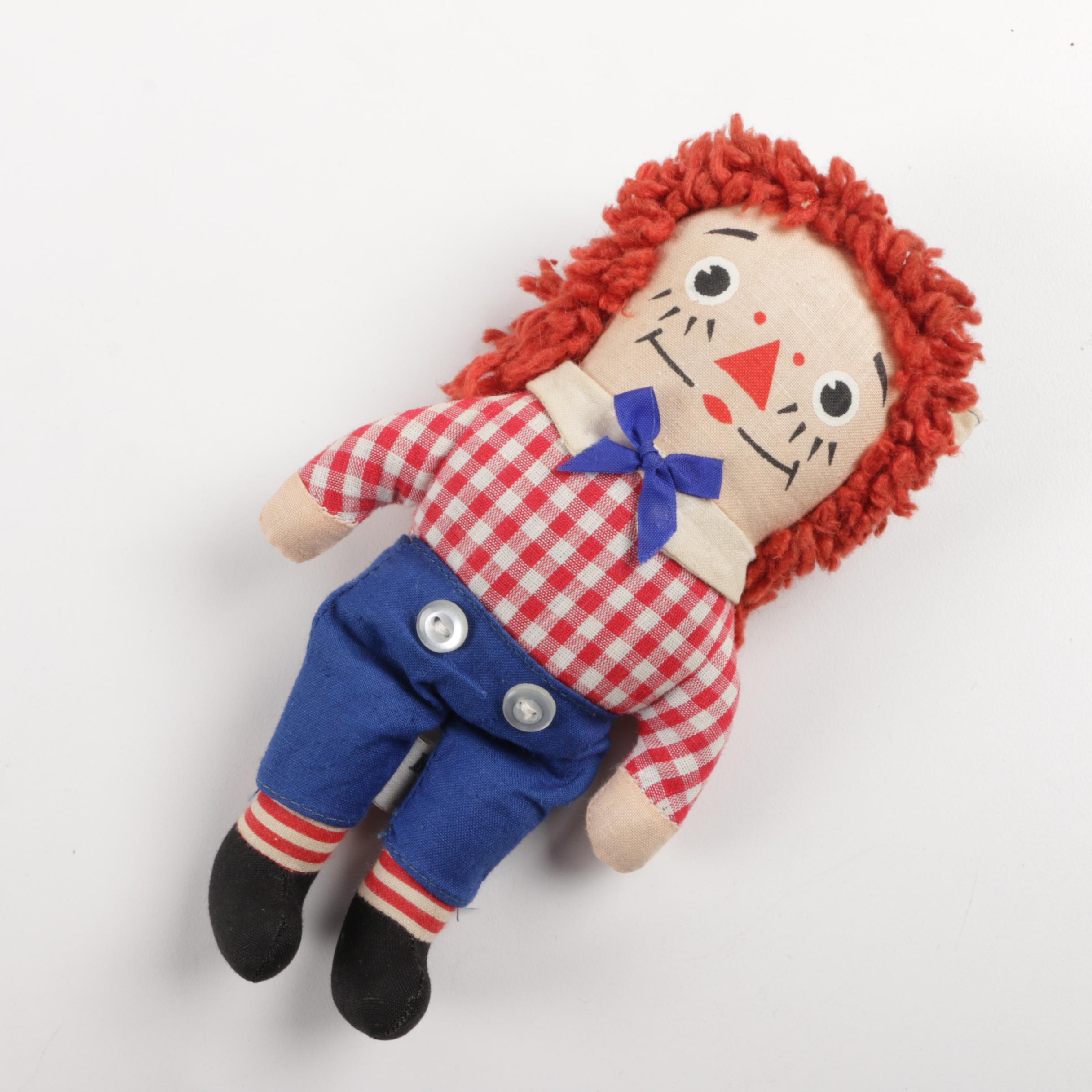 Collection of Vintage Dolls Including Raggedy Andy
