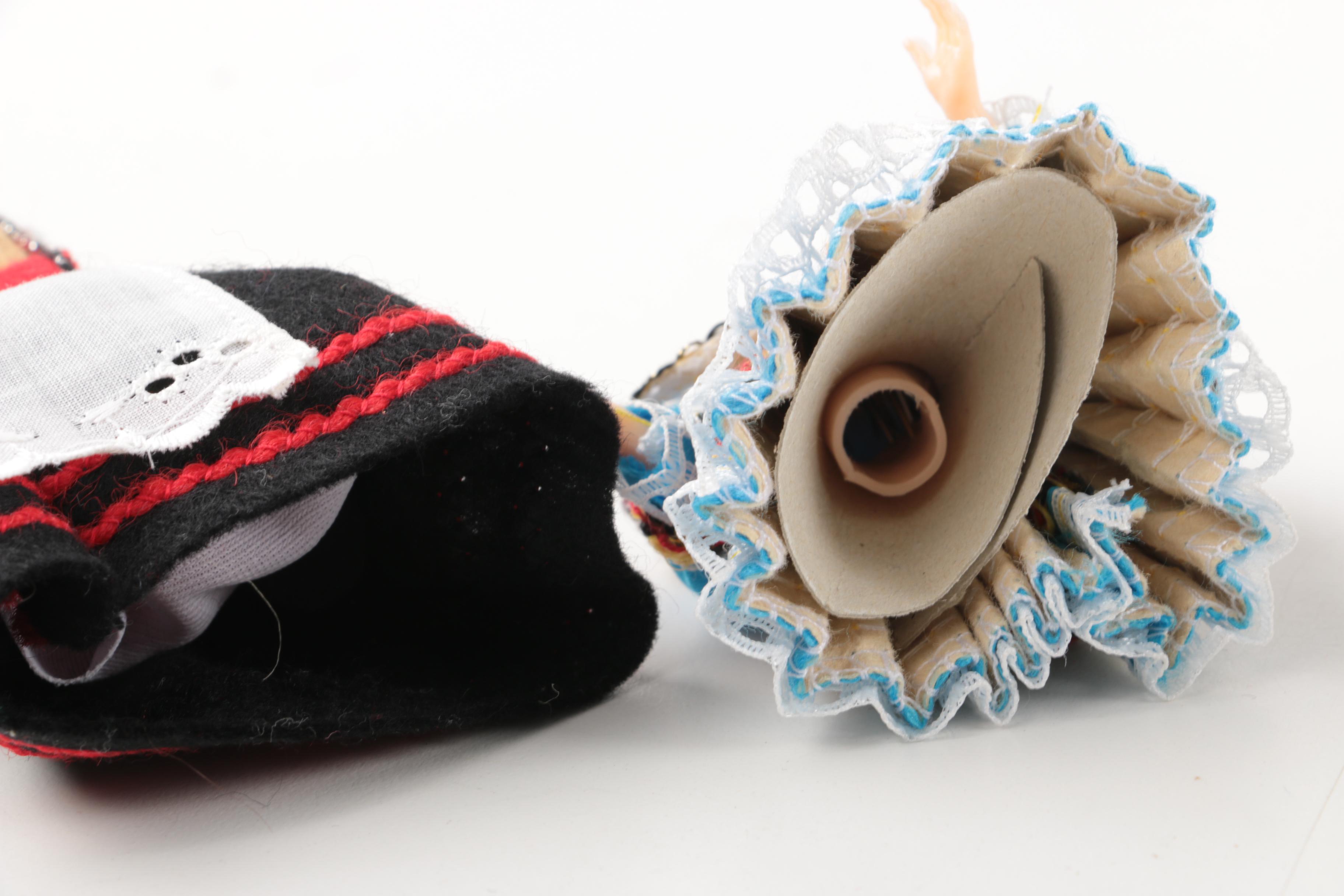 Vintage Scandinavian and Asian Inspired Dolls