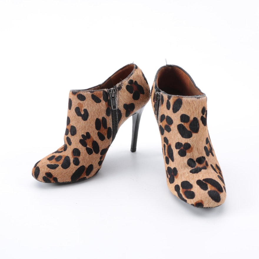 Women's Zara Leopard Print Booties