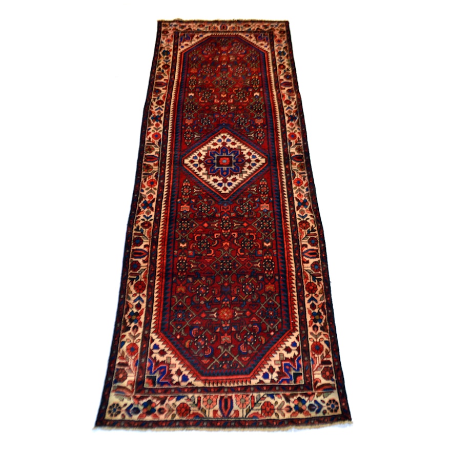 Hand-Knotted Joshegan Wool Runner Rug