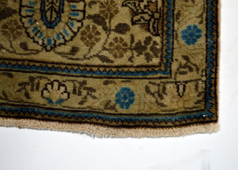 Hand-Knotted Antique Persian Haji Jalili Tabriz Area Rug