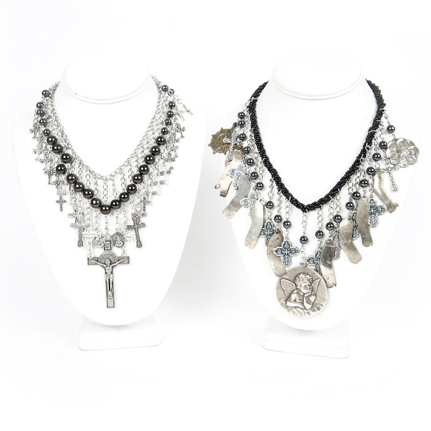 Milagro and Cross Pendant Necklaces