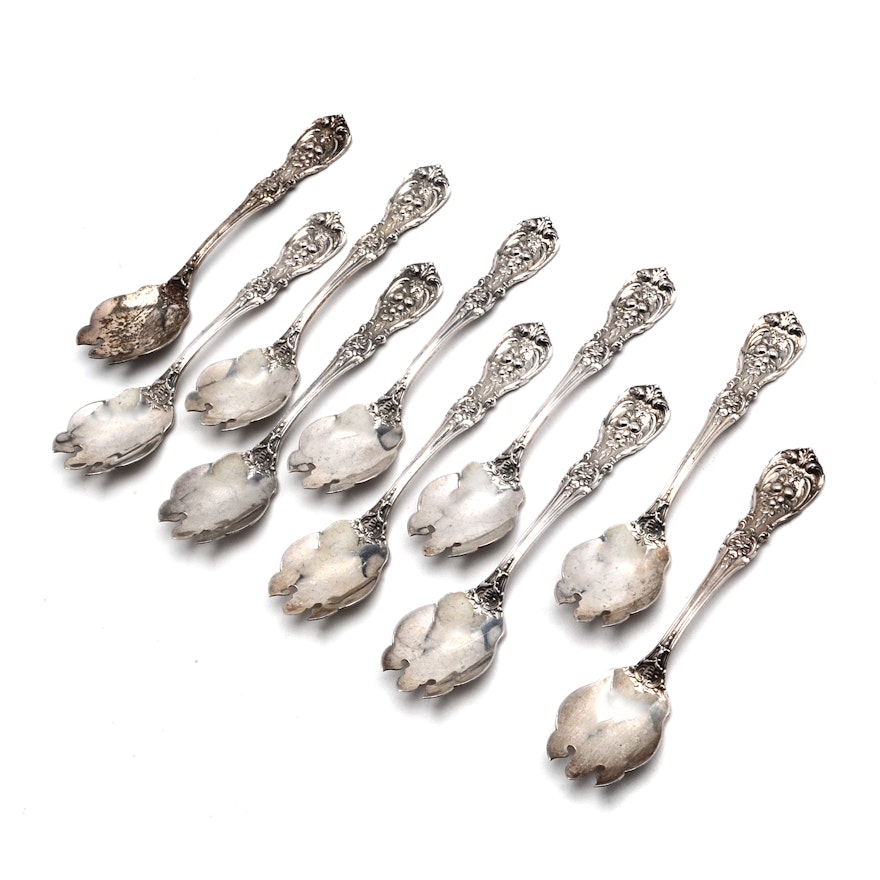 Reed & Barton "Francis I" Sterling Silver Ice Cream Spoons
