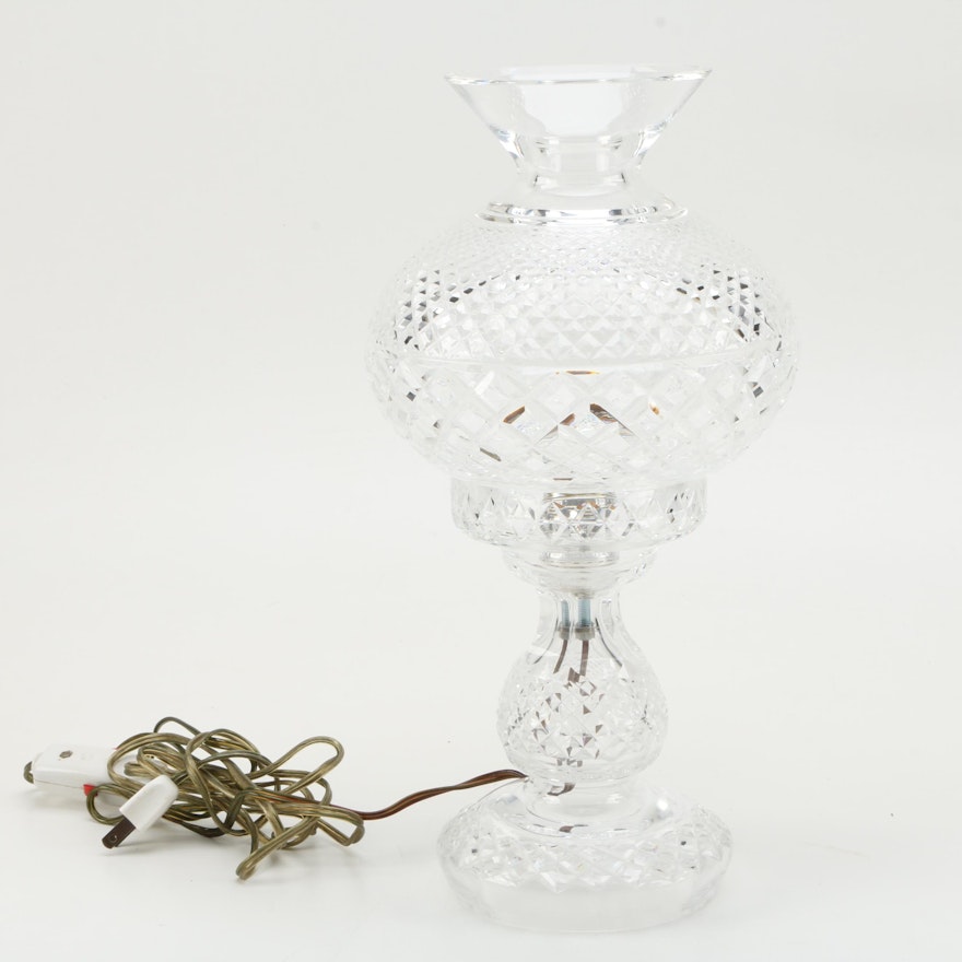 Waterford Crystal "Inishmore" Hurricane Table Lamp