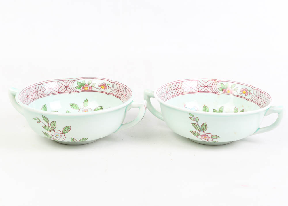 Adams Calyx Ware "Singapore Bird" English Ironstone China