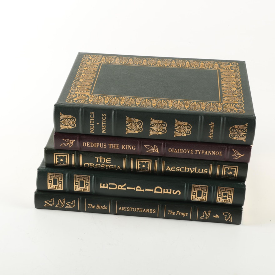 Easton Press Edition Novels featuring Aristotle and Sophocles