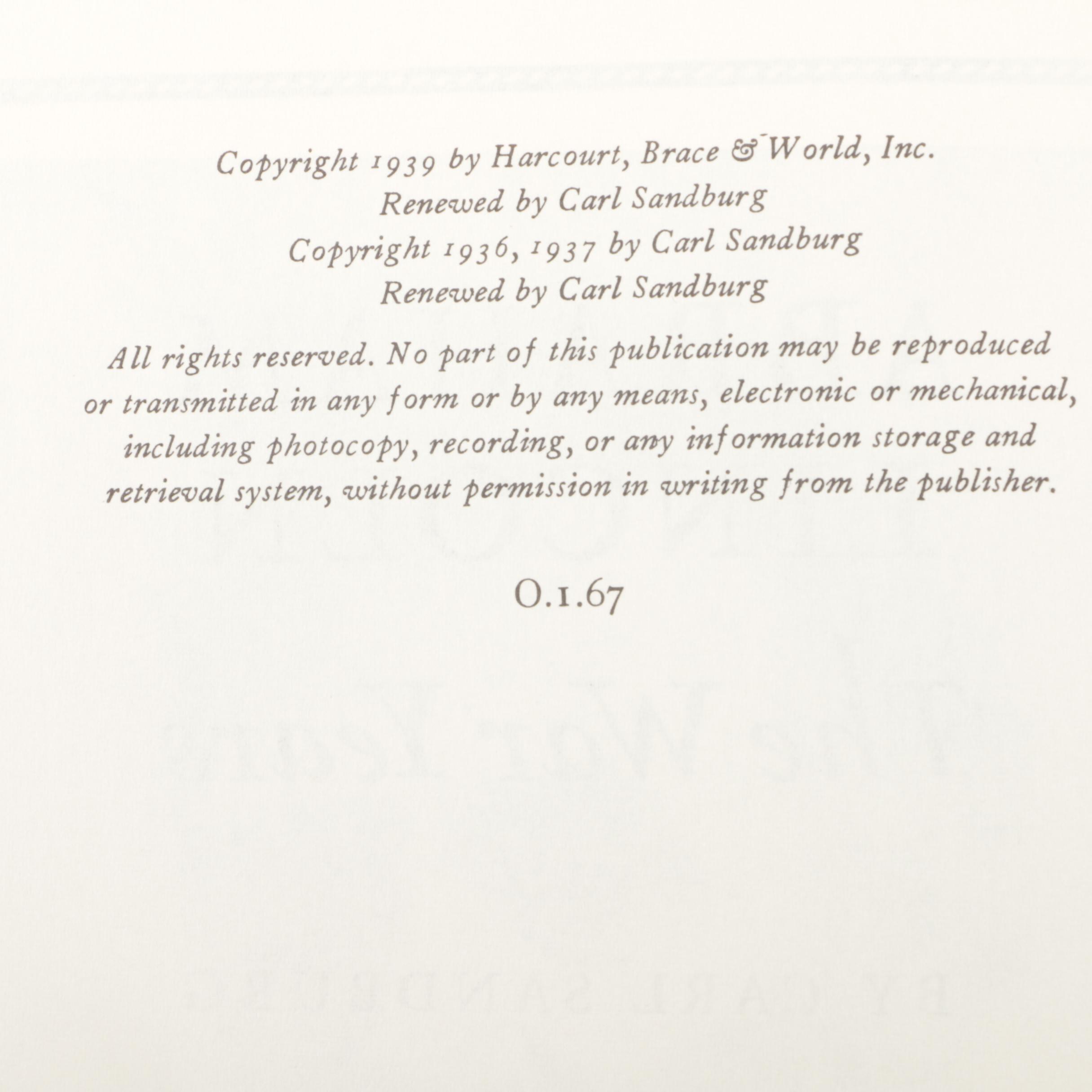 Carl Sanburg's "Abraham Lincoln: The War Years"