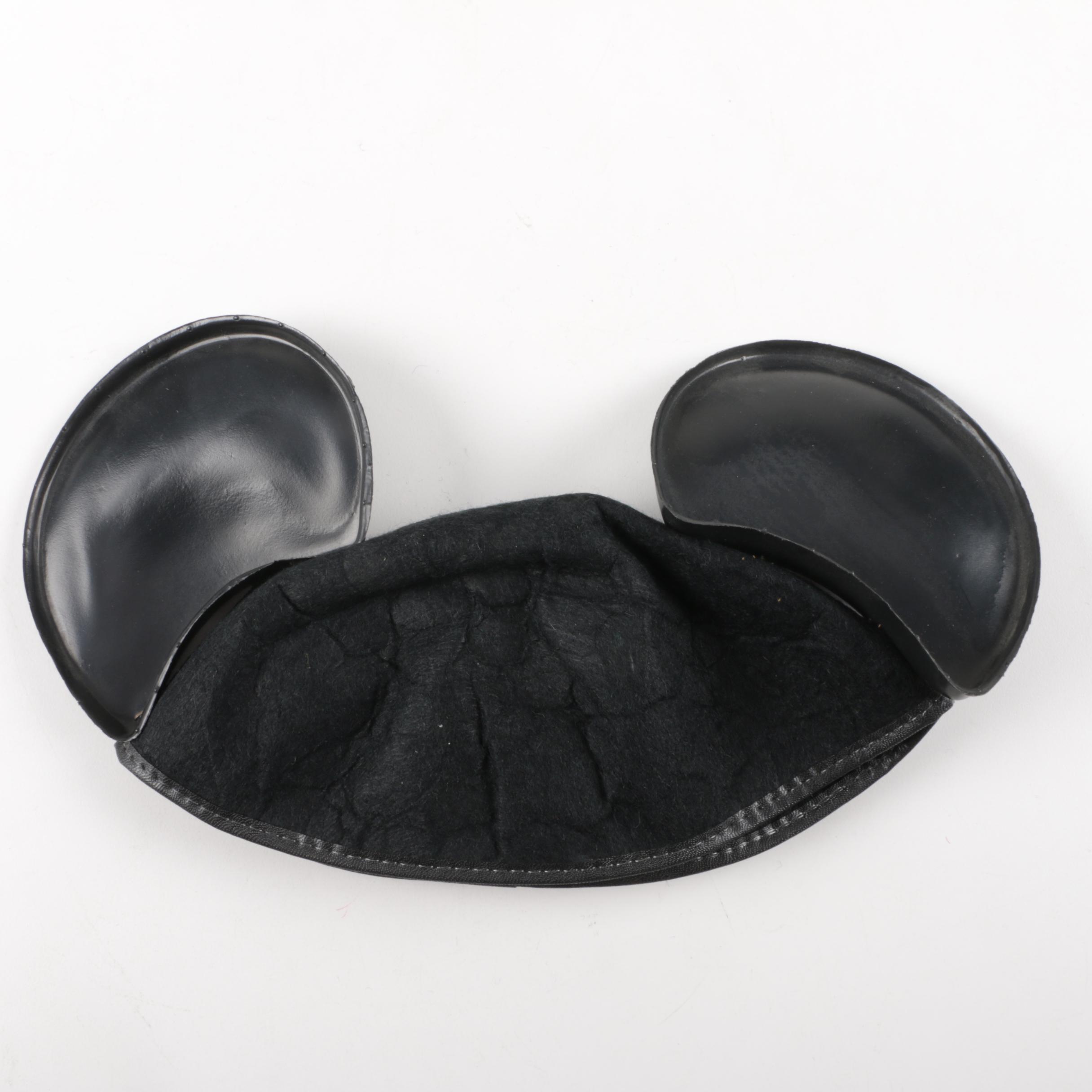 Pair of Vintage Disneyland Mickey Mouse Ears Black Hats