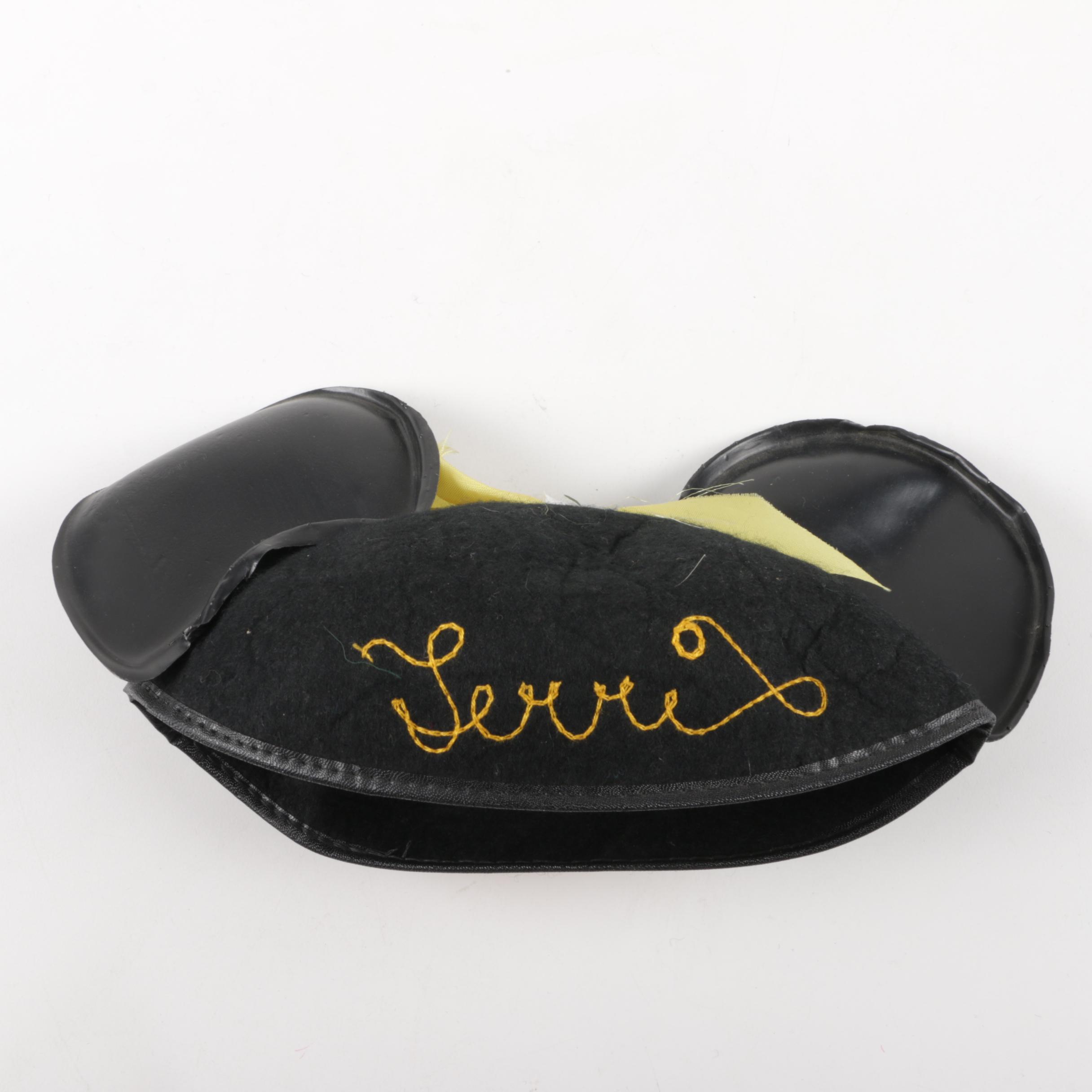 Pair of Vintage Disneyland Mickey Mouse Ears Black Hats