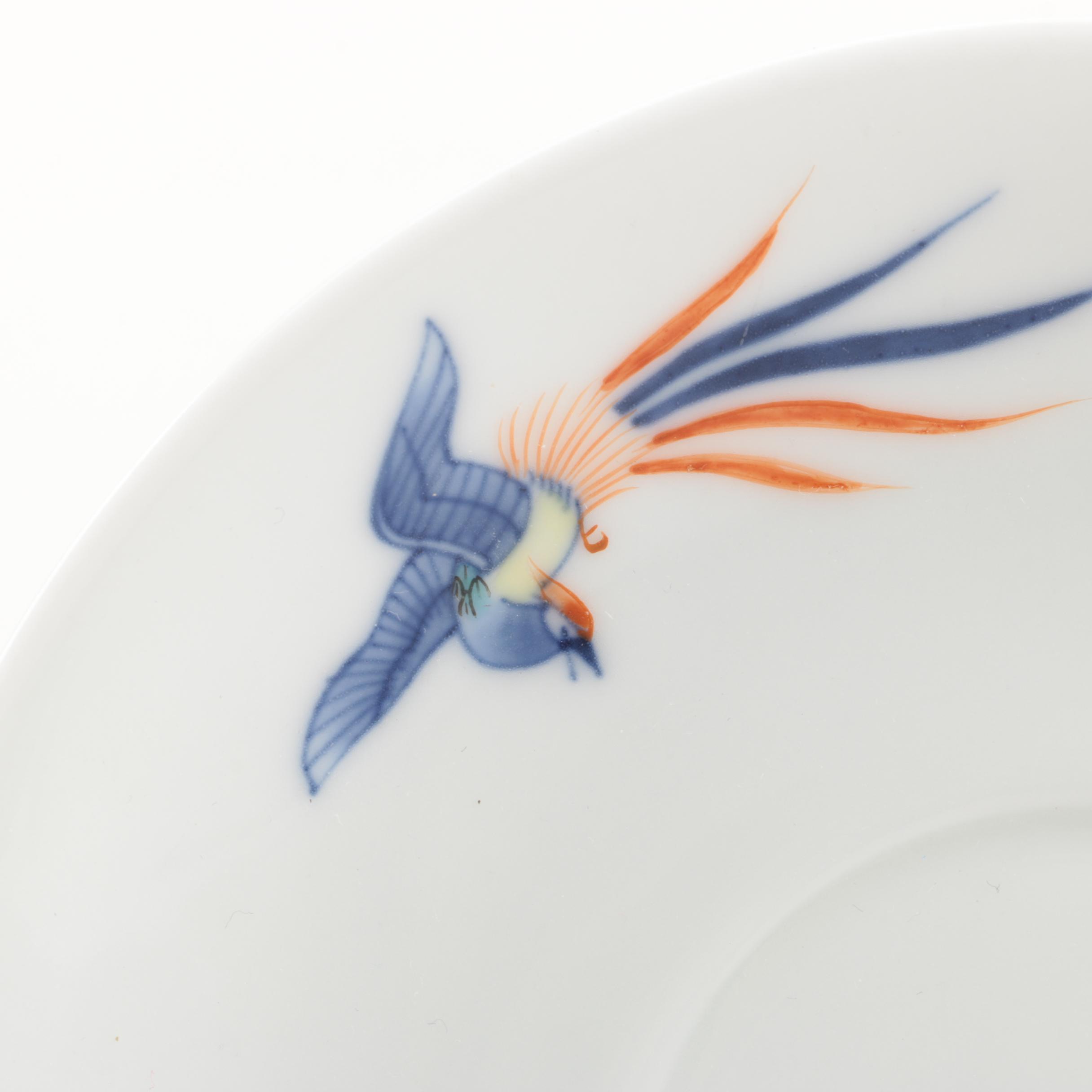 Japanese Imari Ware Porcelain Teacup and Saucer