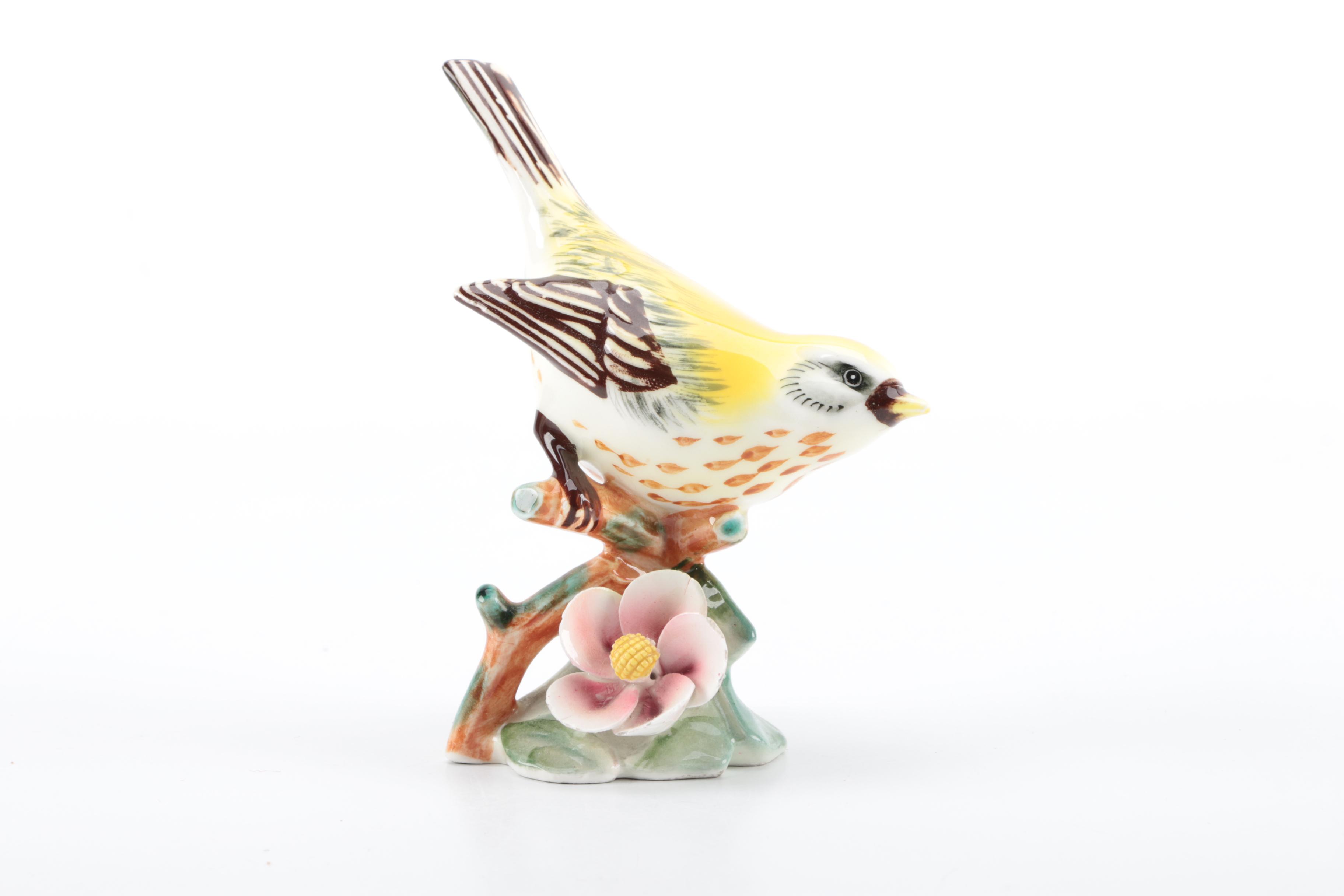 Glass and Porcelain Bird Figurines