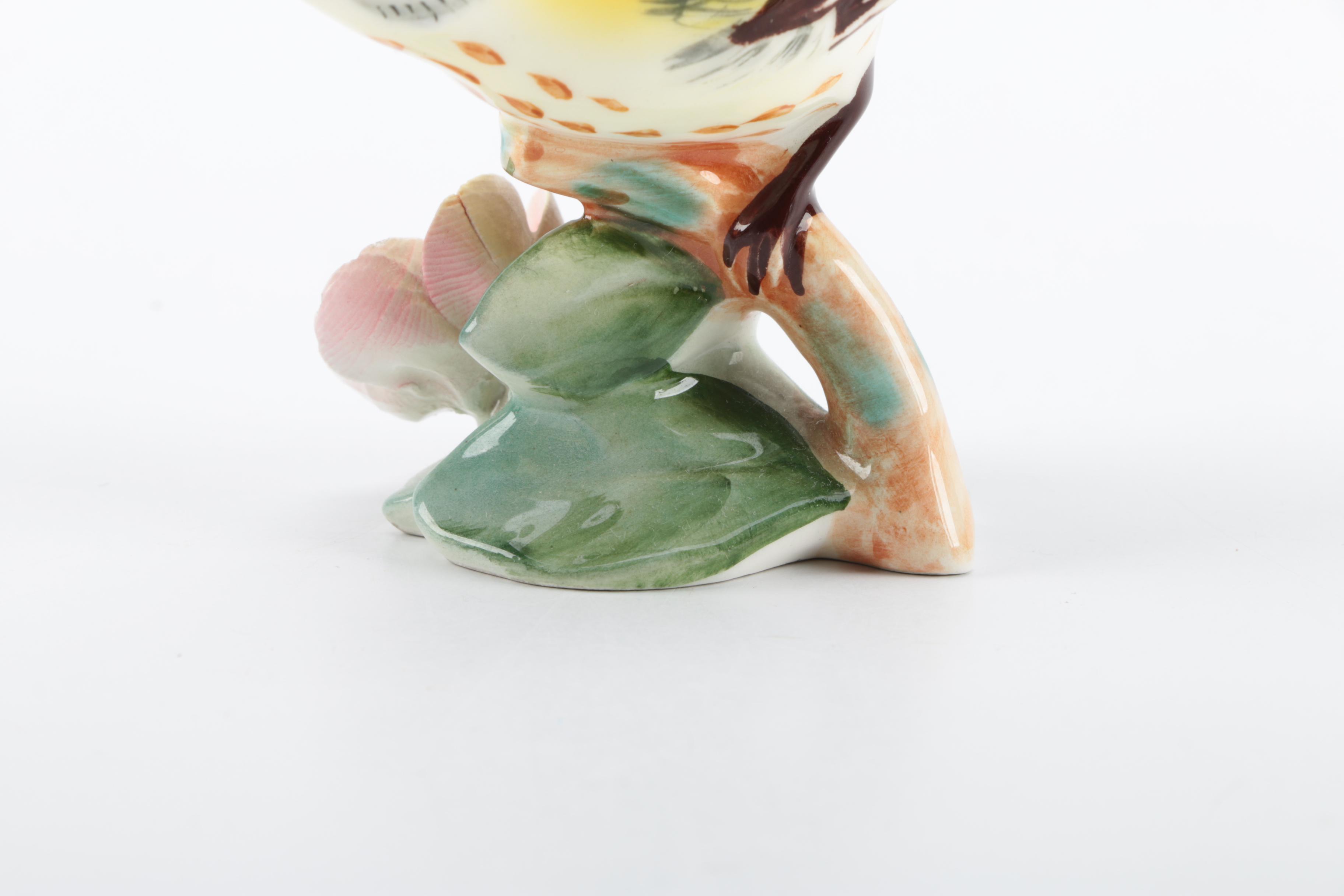 Glass and Porcelain Bird Figurines