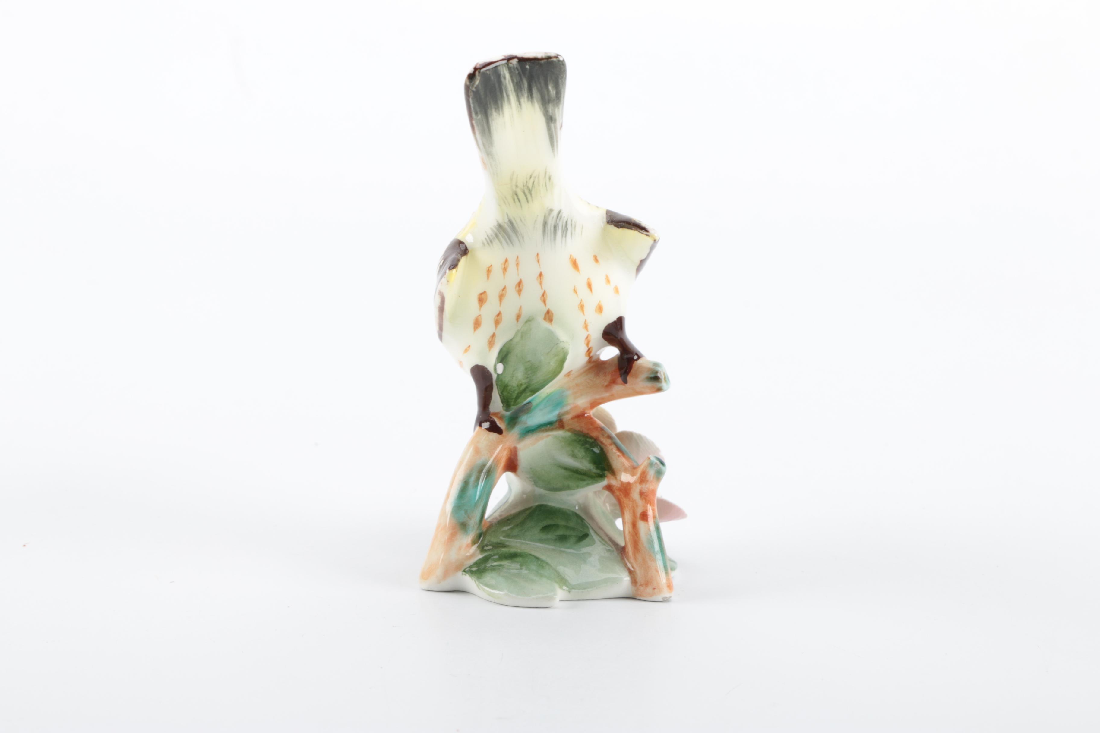Glass and Porcelain Bird Figurines