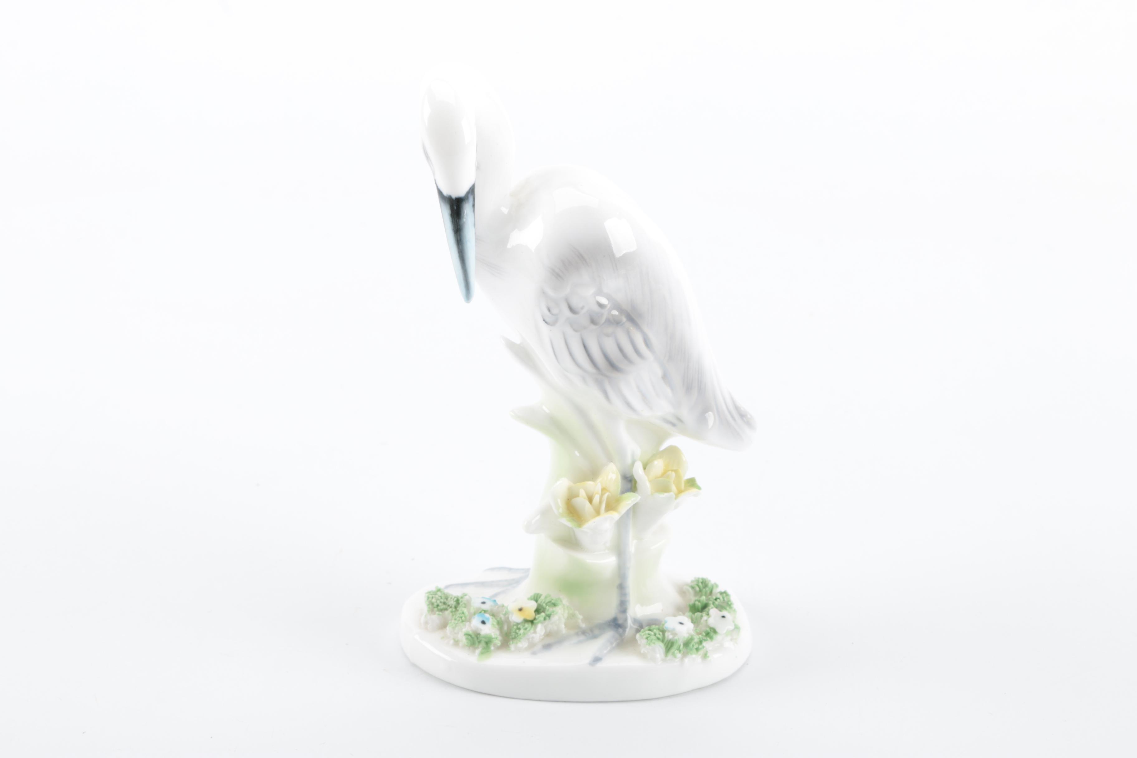 Glass and Porcelain Bird Figurines