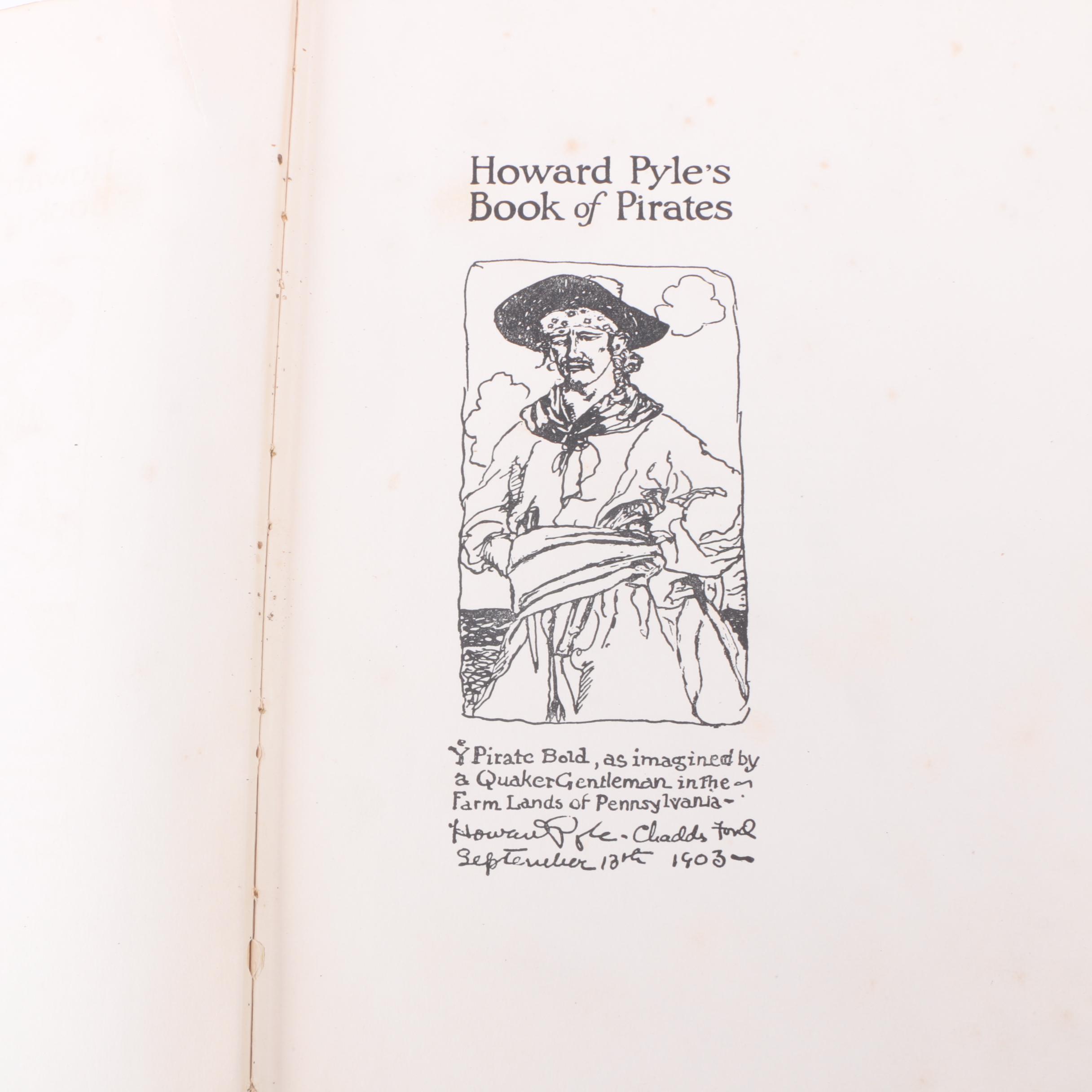 Pair of Picture Books, Featuring Howard Pyle's "Book of Pirates"