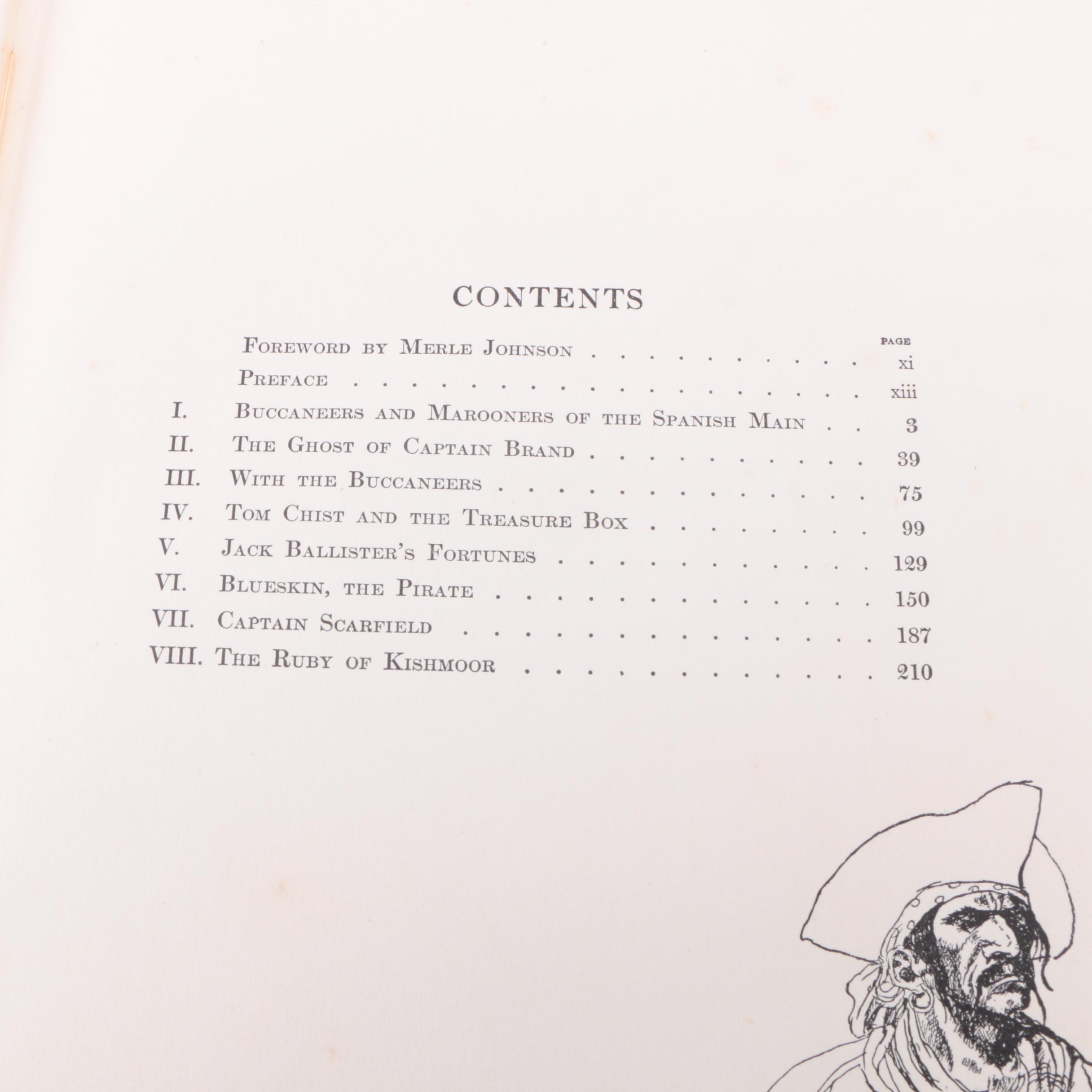 Pair of Picture Books, Featuring Howard Pyle's "Book of Pirates"