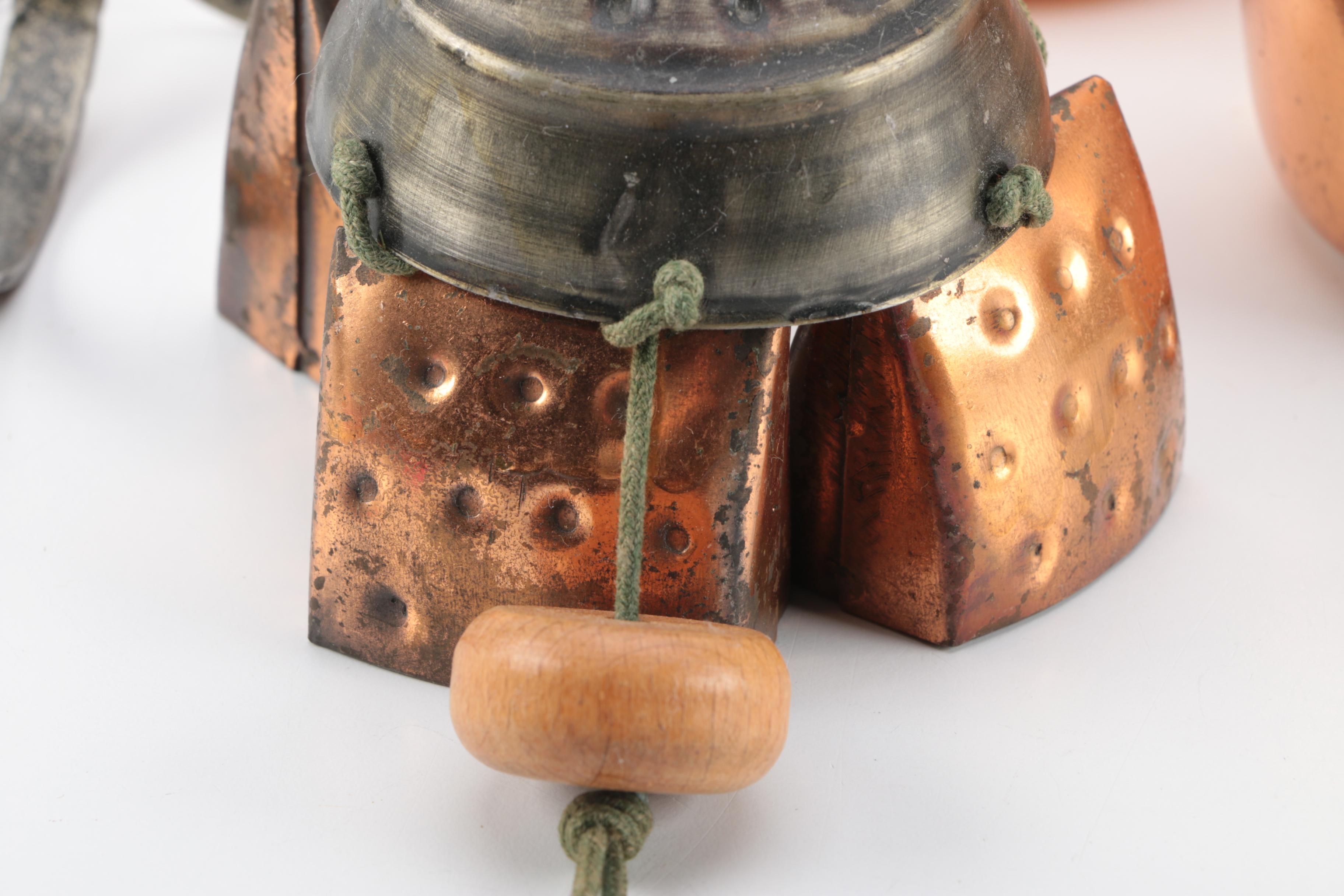 Selection of Vintage Copper Kitchen Utensils