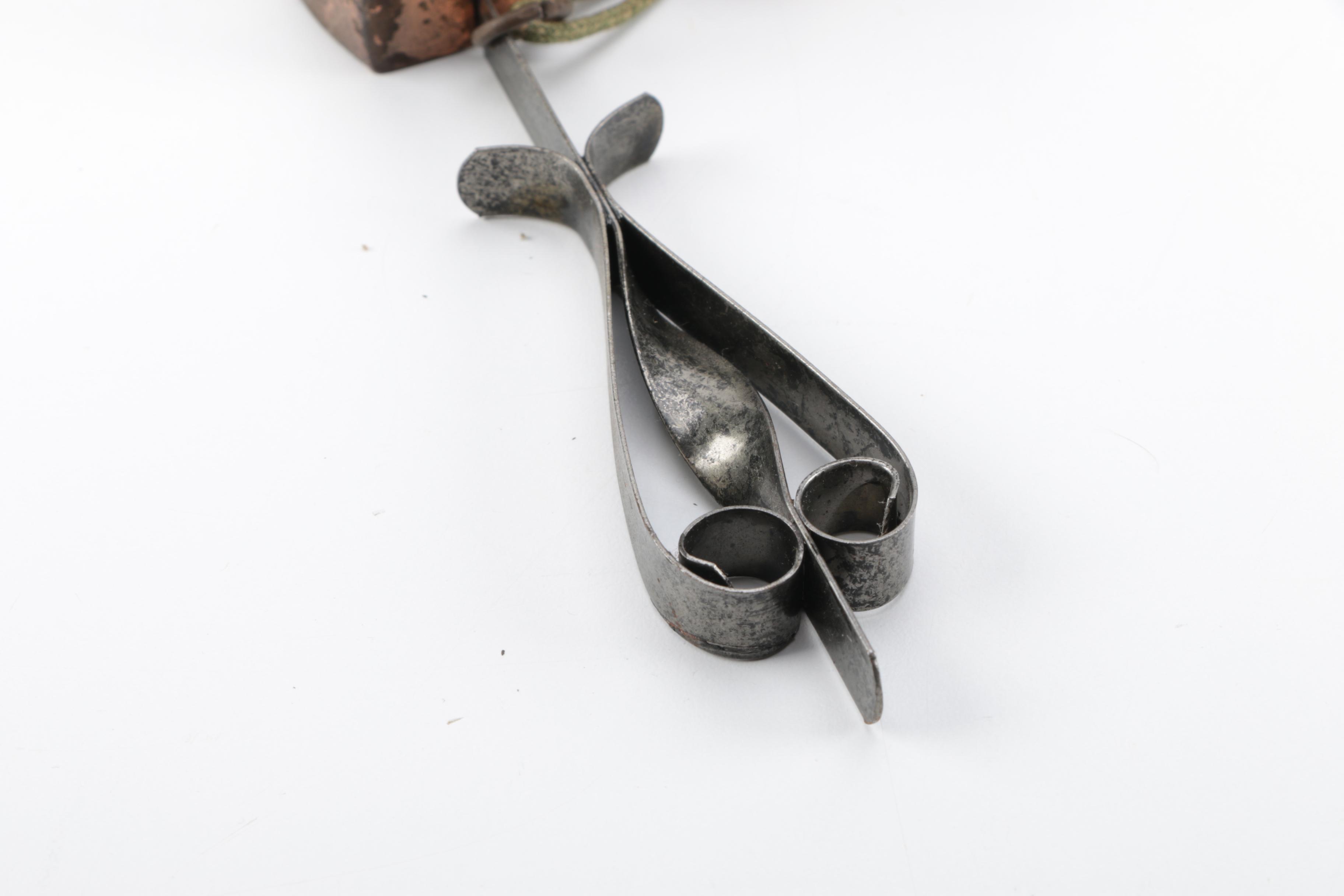 Selection of Vintage Copper Kitchen Utensils