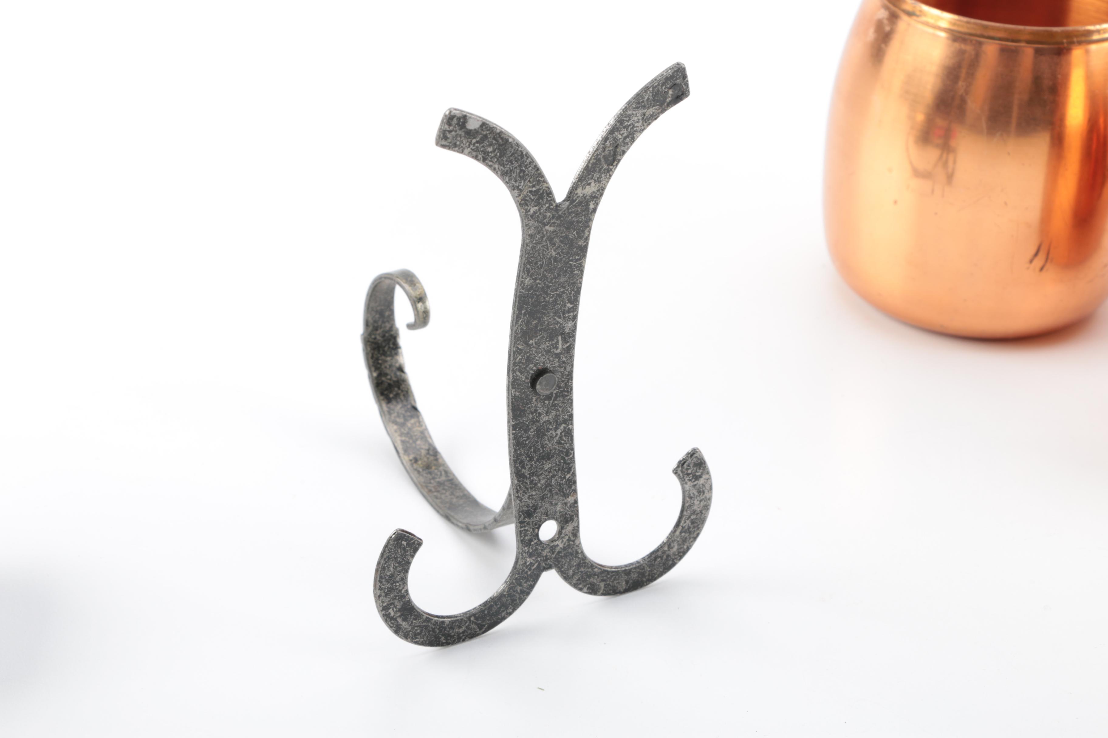 Selection of Vintage Copper Kitchen Utensils