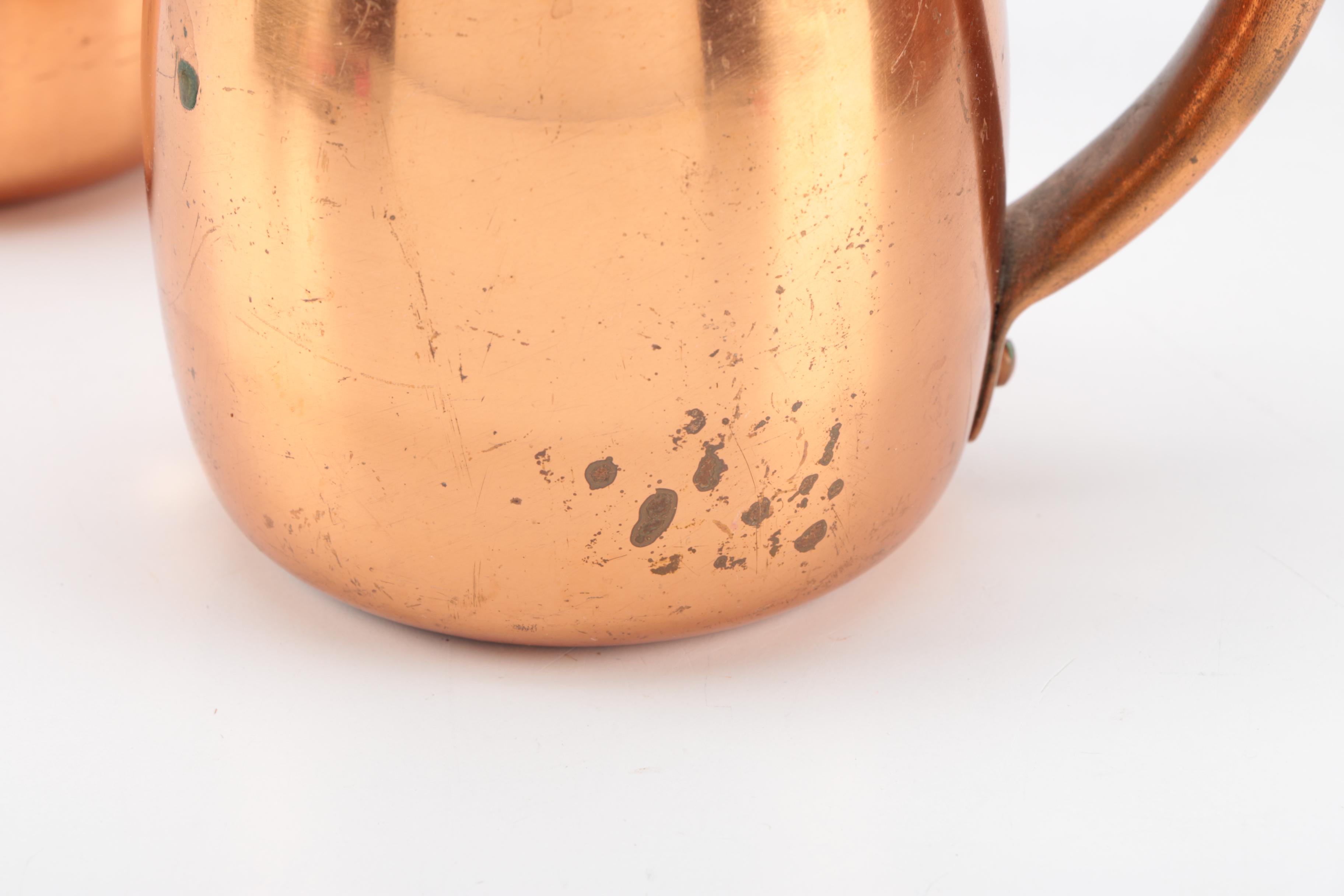 Selection of Vintage Copper Kitchen Utensils