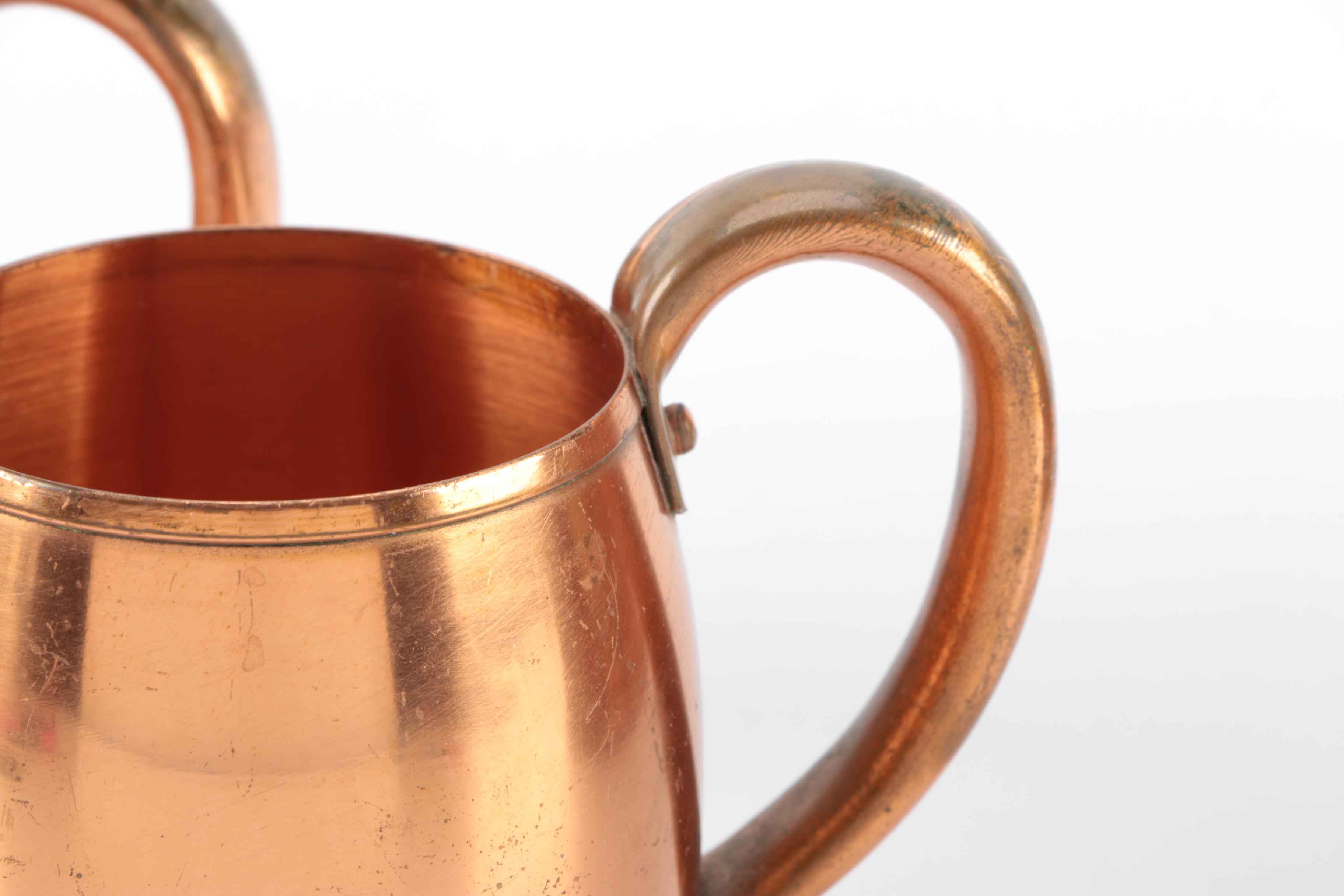 Selection of Vintage Copper Kitchen Utensils