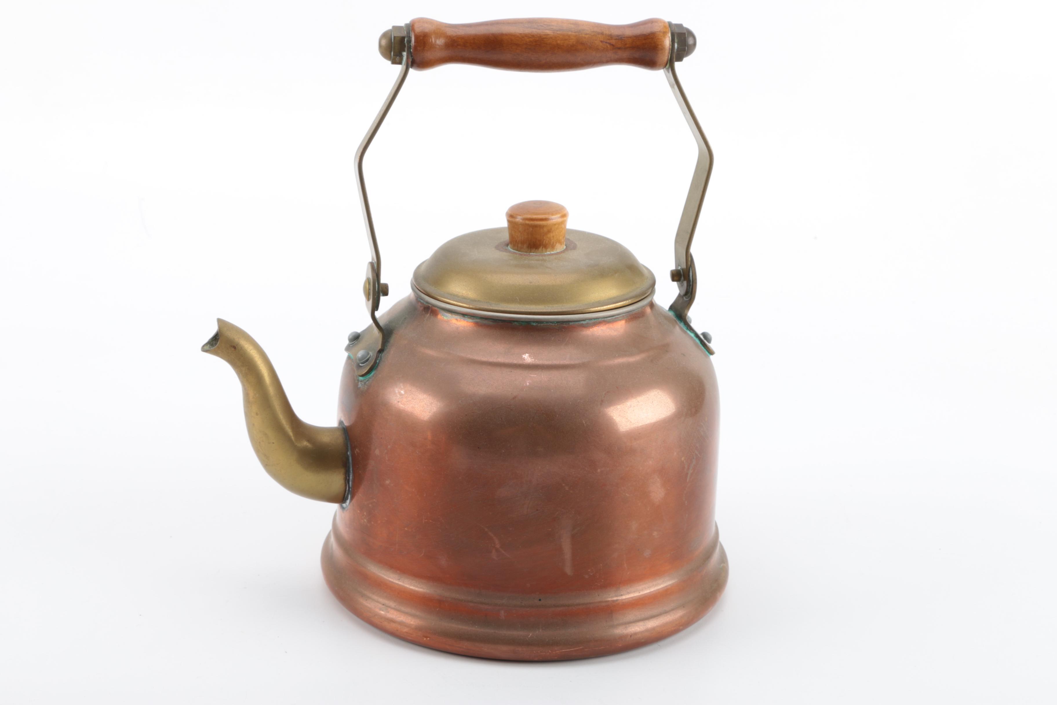 Selection of Vintage Copper Kitchen Utensils