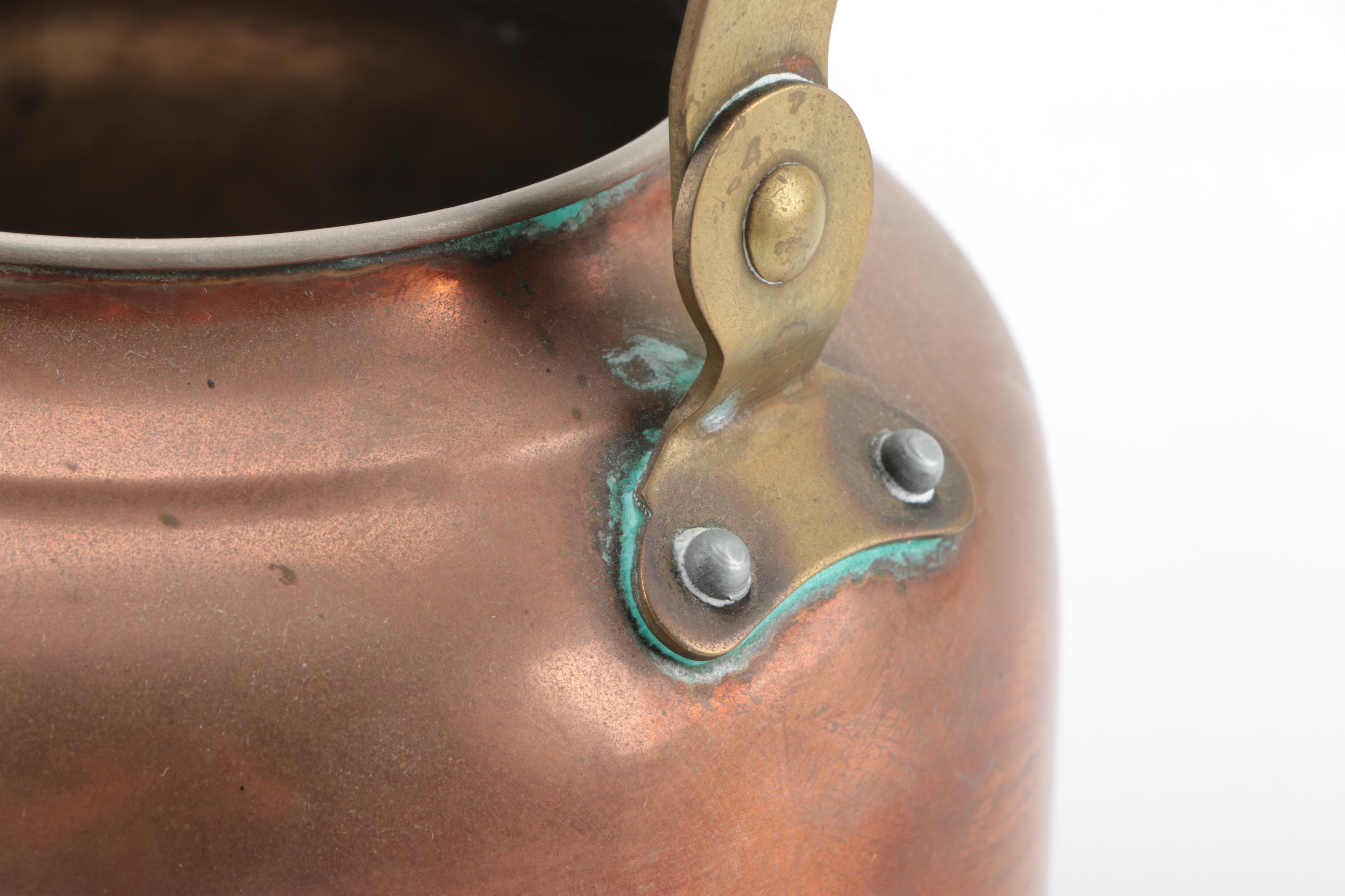 Selection of Vintage Copper Kitchen Utensils