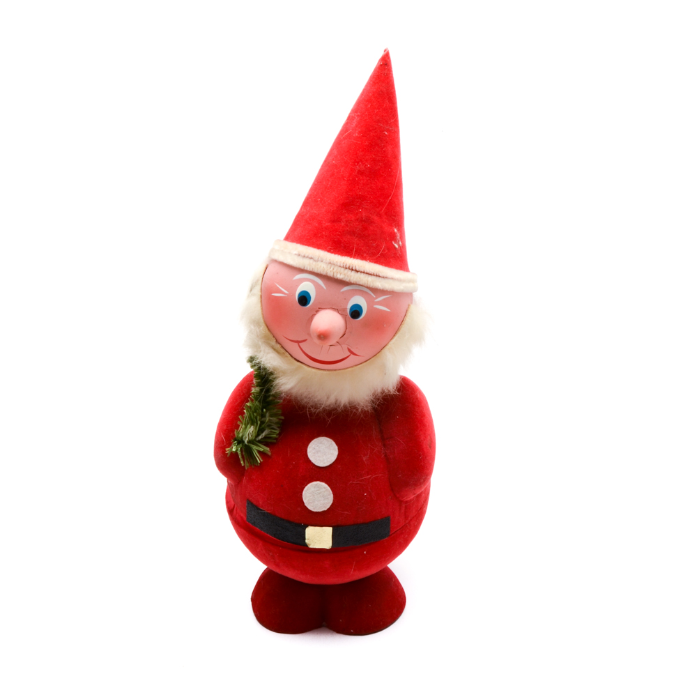 Vintage Santa Claus Nodder and Candy Container