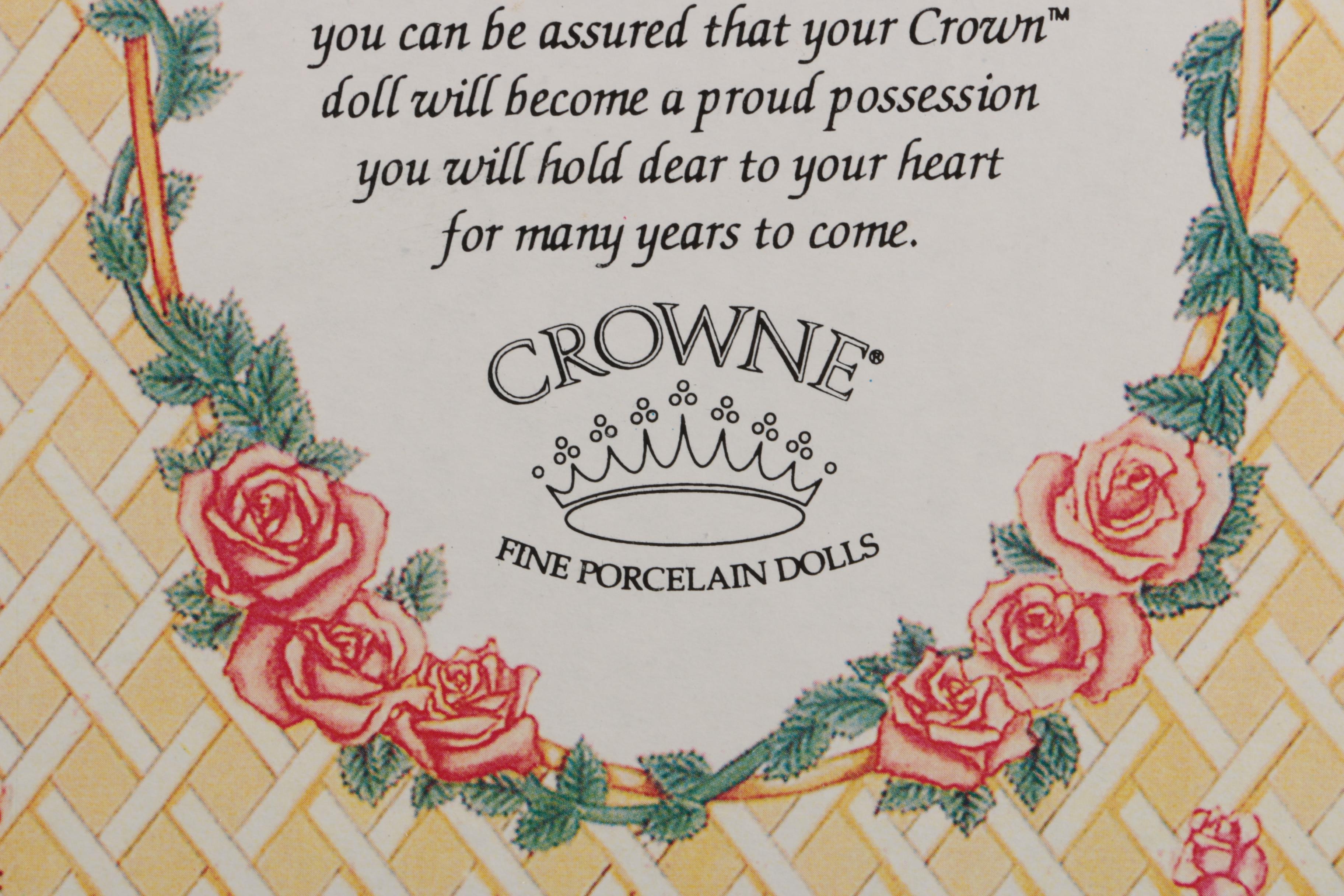 Pair of Vintage Porcelain Dolls