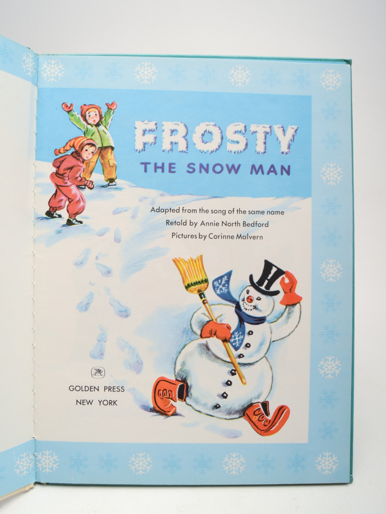 Vintage 1968 Hardcover Edition of "Frosty the Snowman"