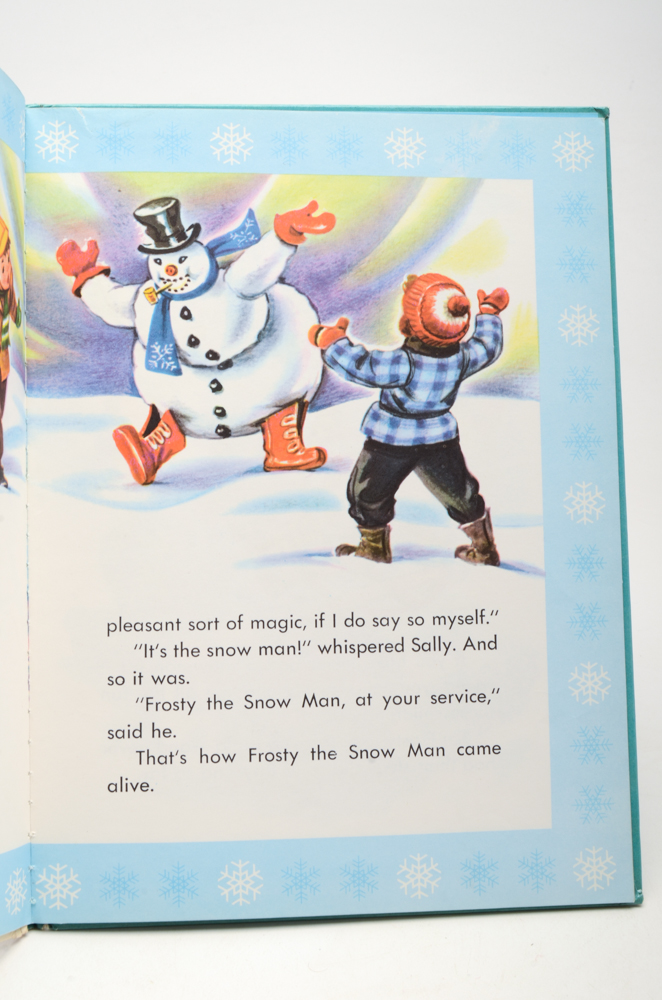 Vintage 1968 Hardcover Edition of "Frosty the Snowman"
