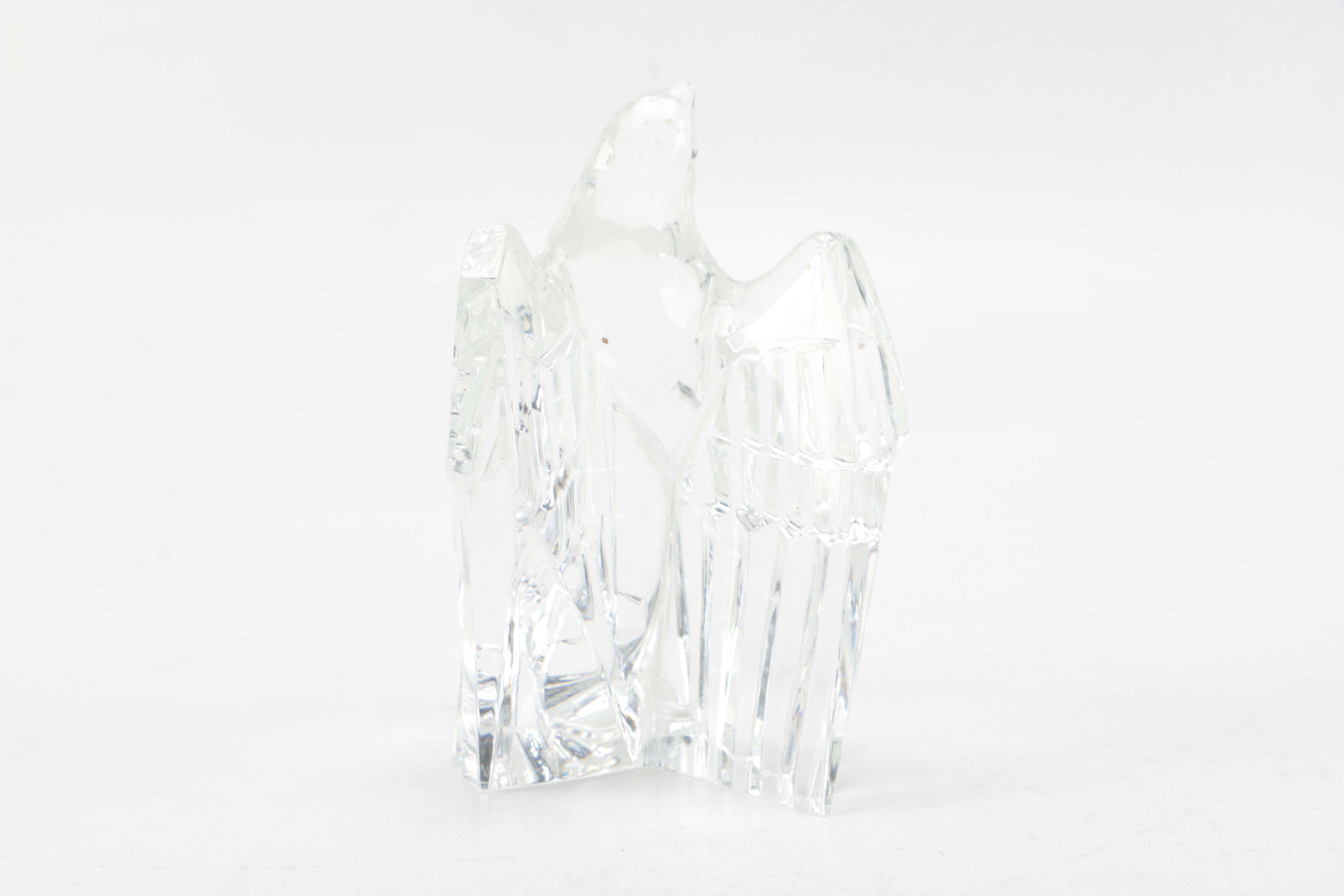 Steuben Eagle Paperweight and Crystal Vase