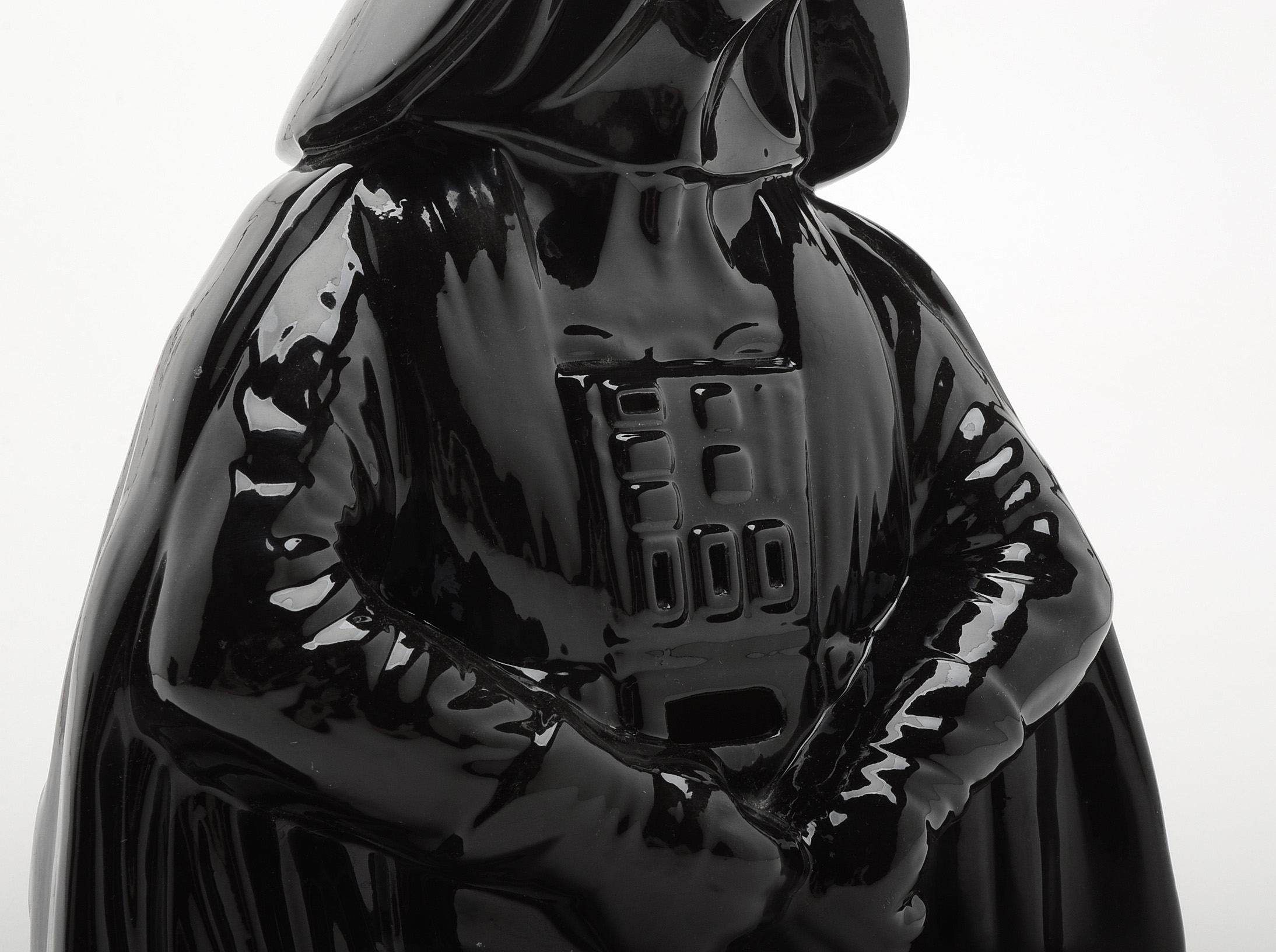 Vintage Ceramic Star Wars Darth Vader Multi-Color Lamp