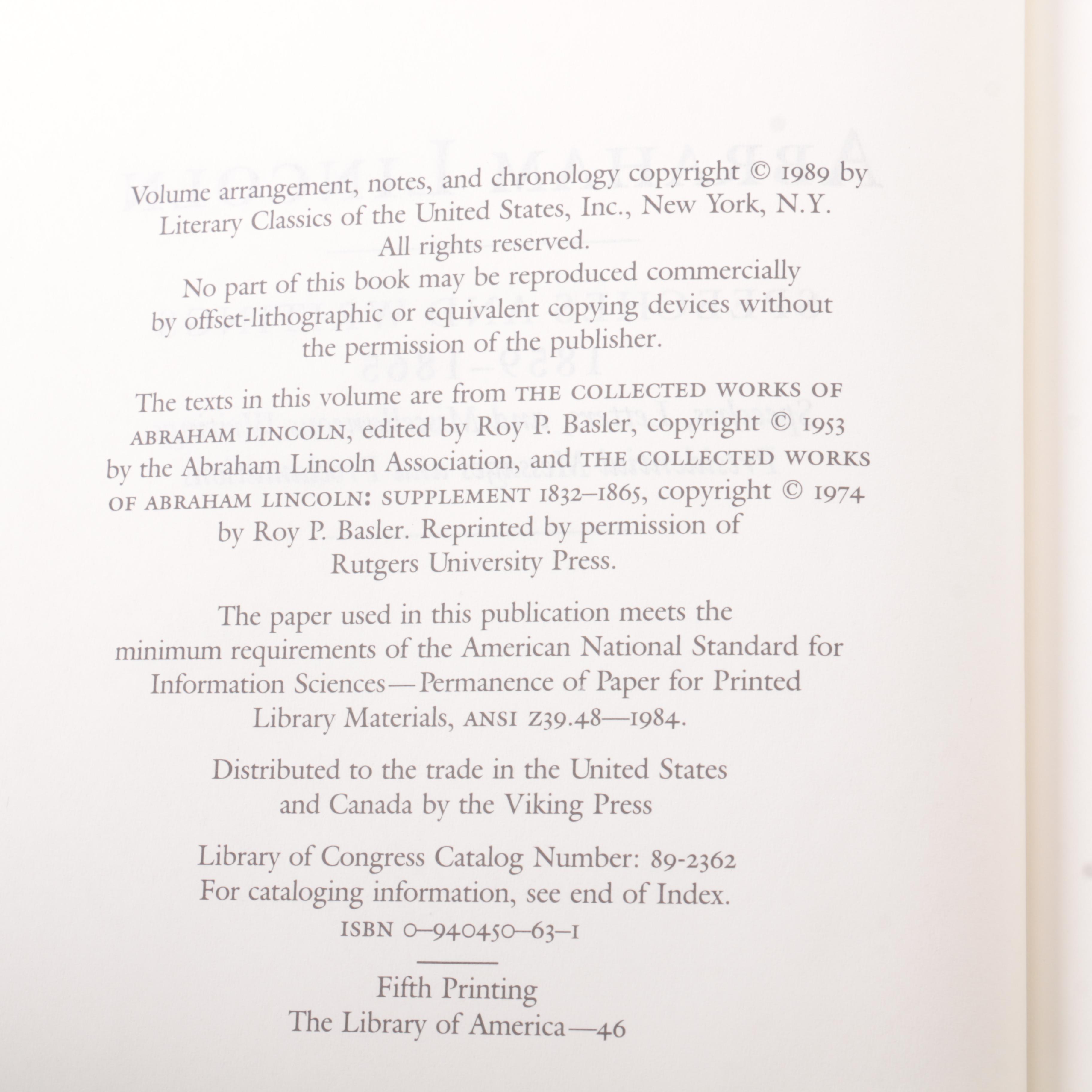 The Library of America Books