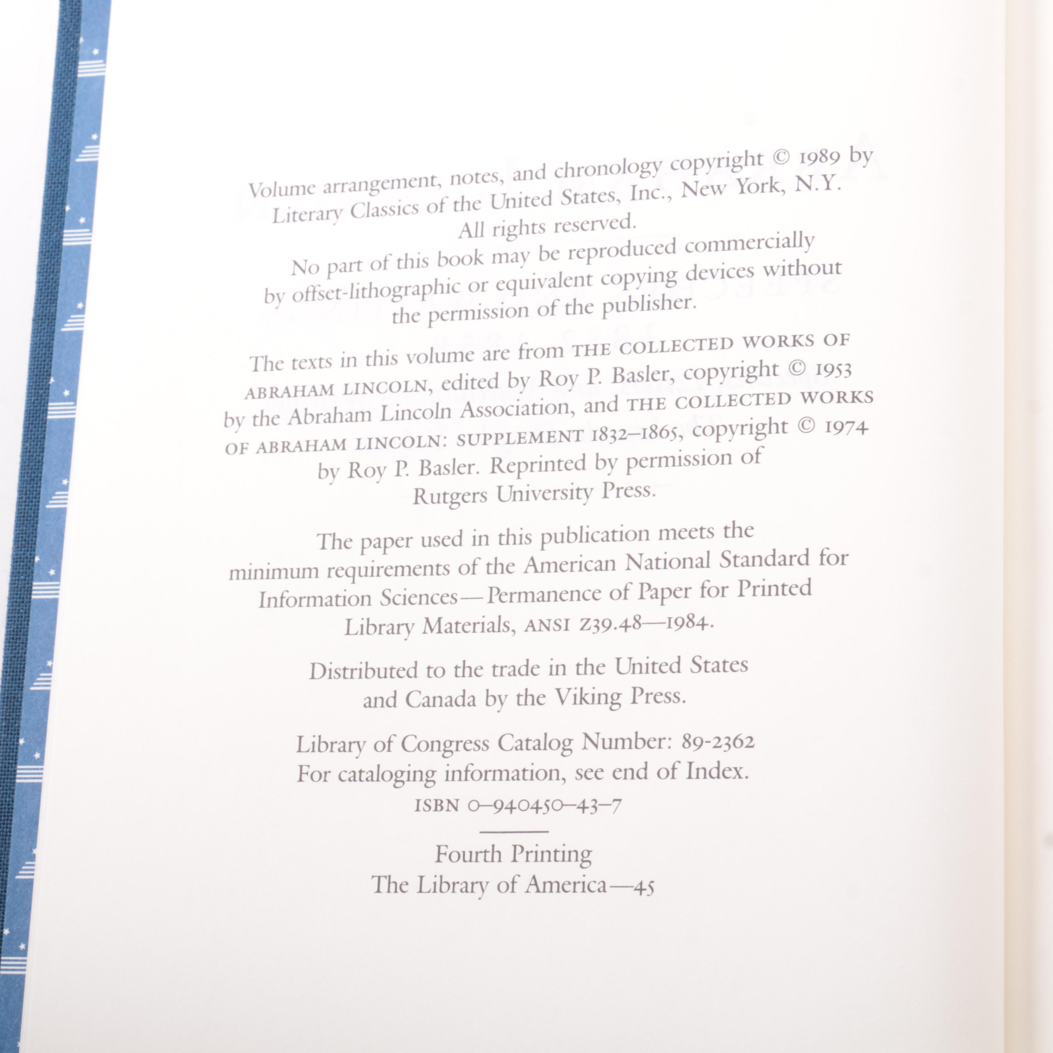 The Library of America Books