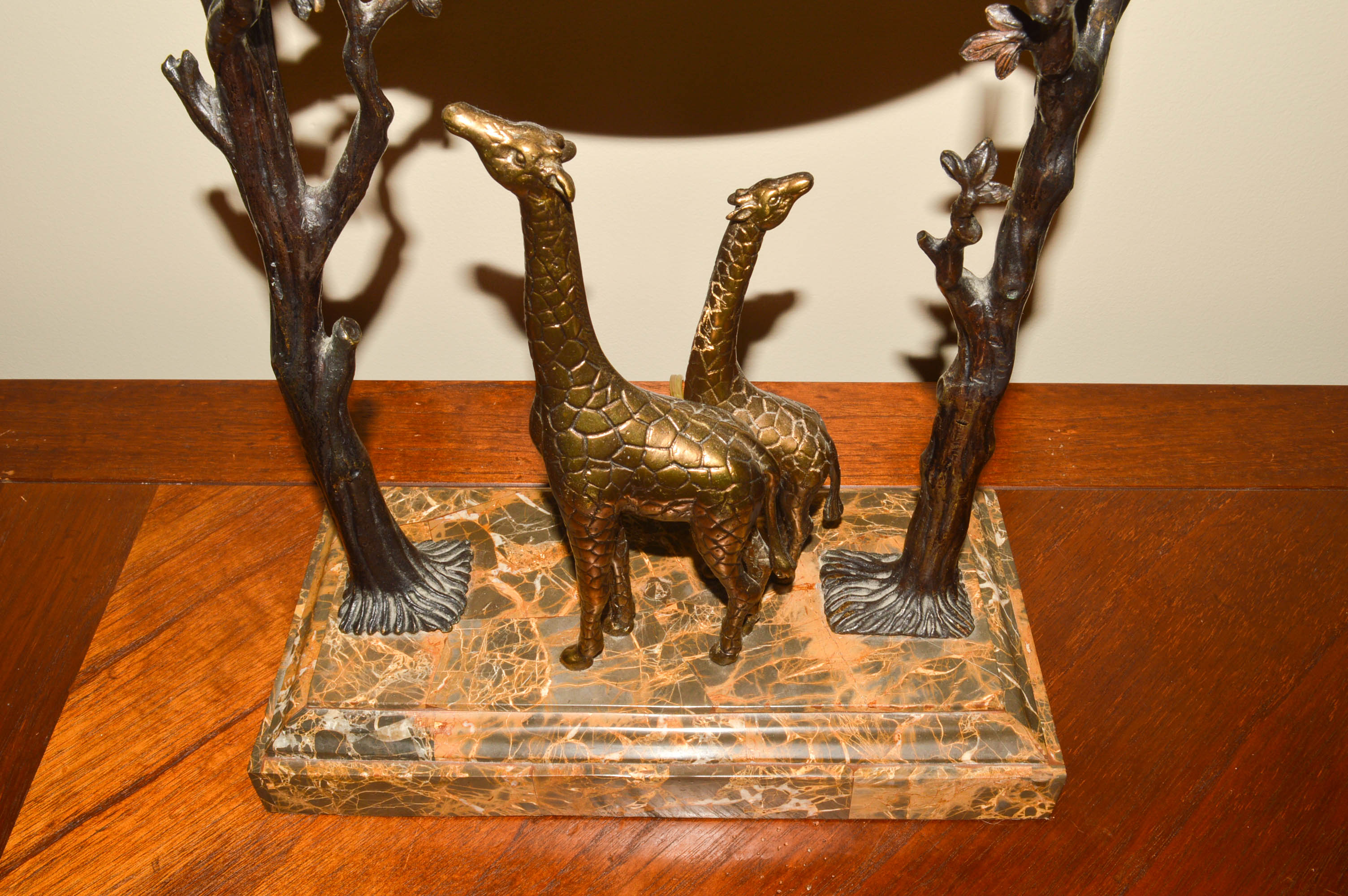 Maitland-Smith Brass Giraffe Table Lamp