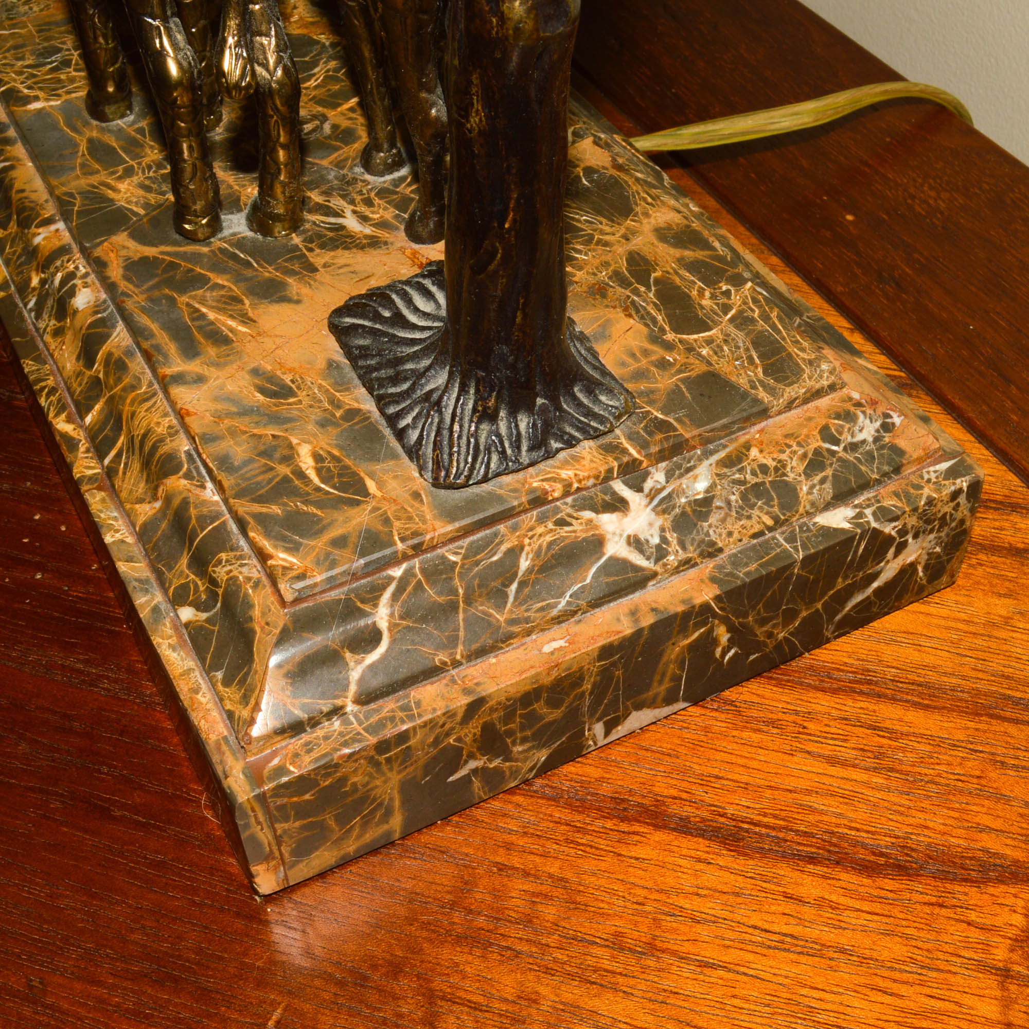 Maitland-Smith Brass Giraffe Table Lamp