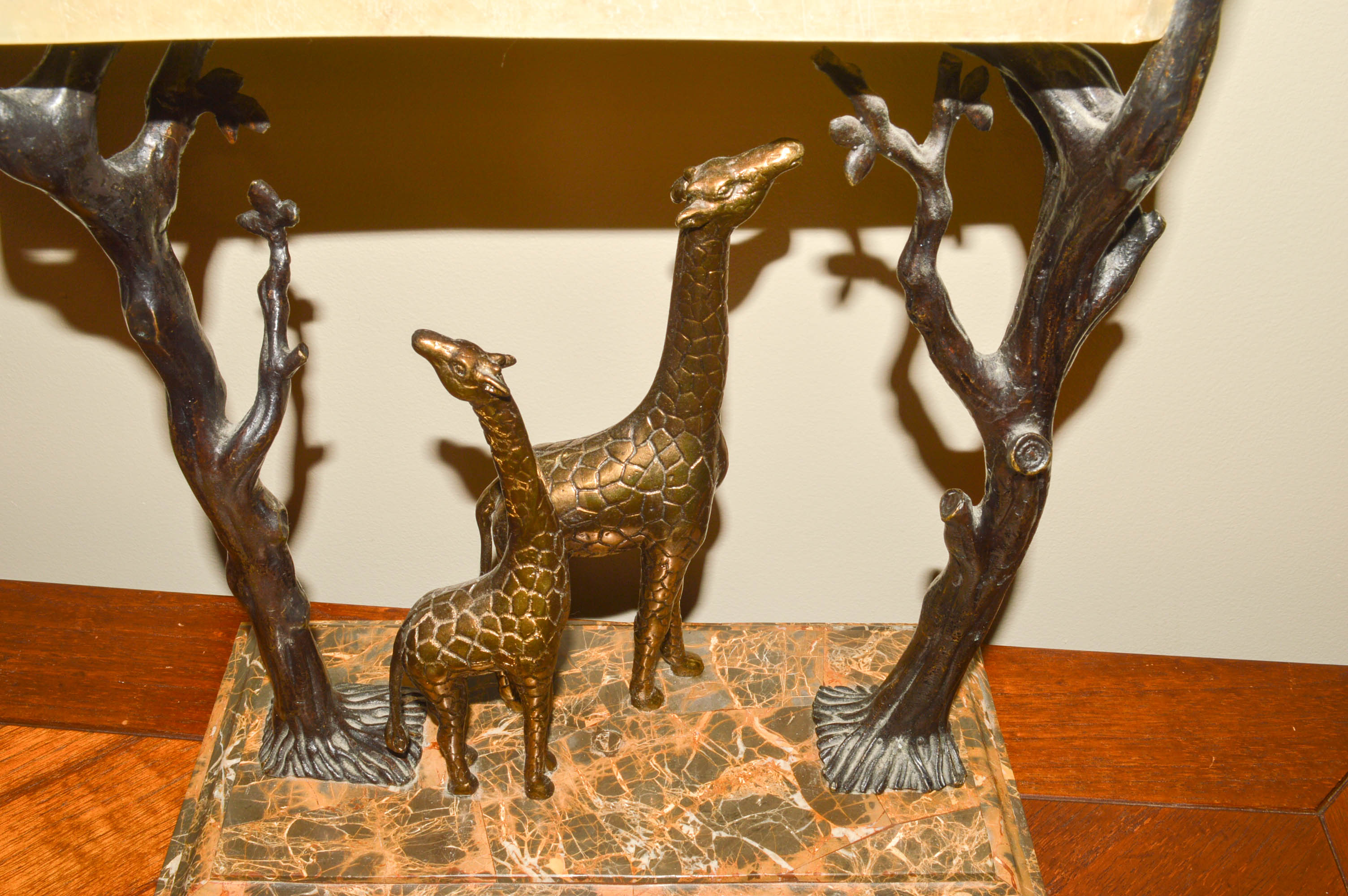 Maitland-Smith Brass Giraffe Table Lamp