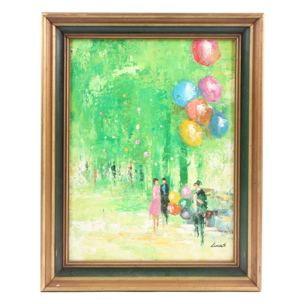 Original Lucas Oil on Canvas Painting