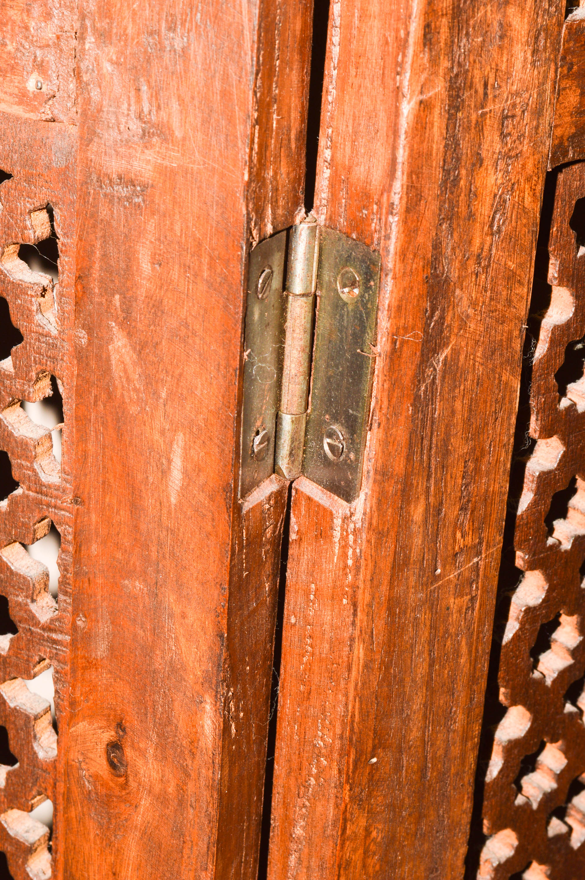 World Market "Bela" Hand Painted Folding Screen/Room Divider