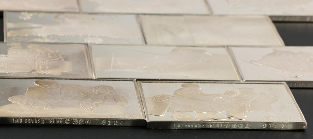 "Norman Rockwell's Fondest Memories" Silver Ingot Proof Set
