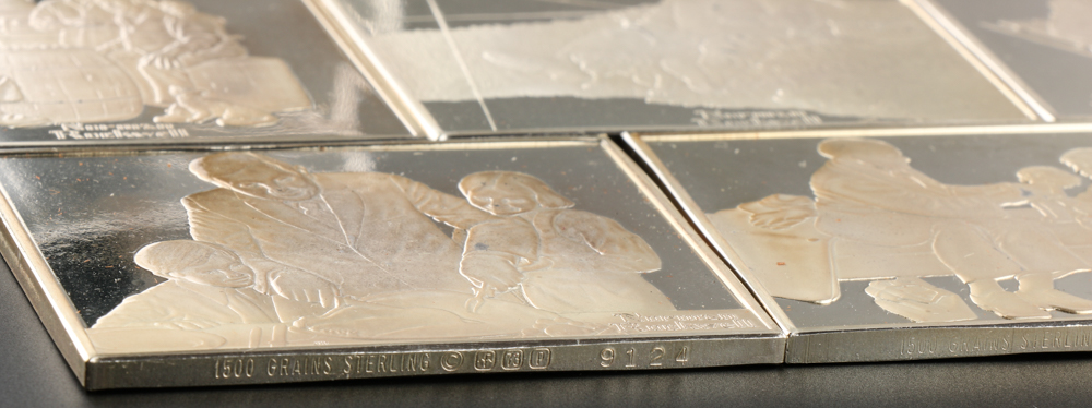 "Norman Rockwell's Fondest Memories" Silver Ingot Proof Set
