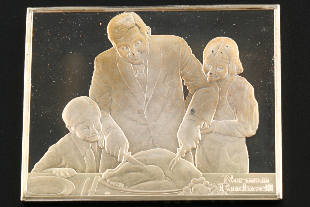 "Norman Rockwell's Fondest Memories" Silver Ingot Proof Set