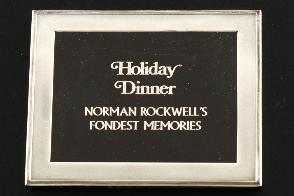 "Norman Rockwell's Fondest Memories" Silver Ingot Proof Set