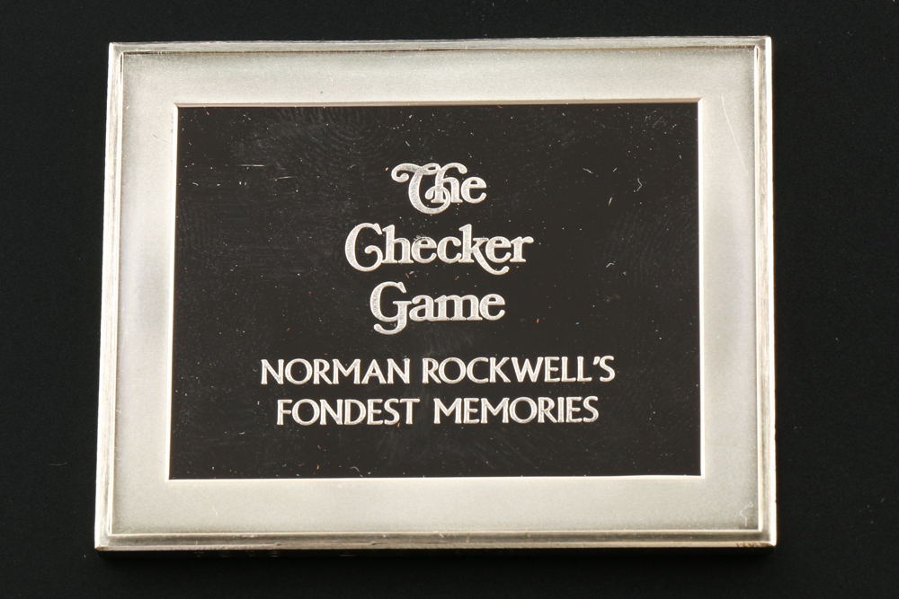 "Norman Rockwell's Fondest Memories" Silver Ingot Proof Set