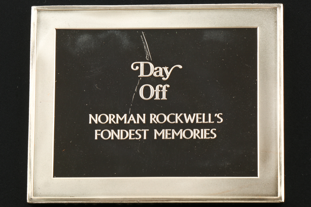 "Norman Rockwell's Fondest Memories" Silver Ingot Proof Set