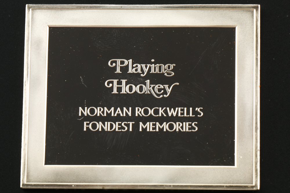 "Norman Rockwell's Fondest Memories" Silver Ingot Proof Set